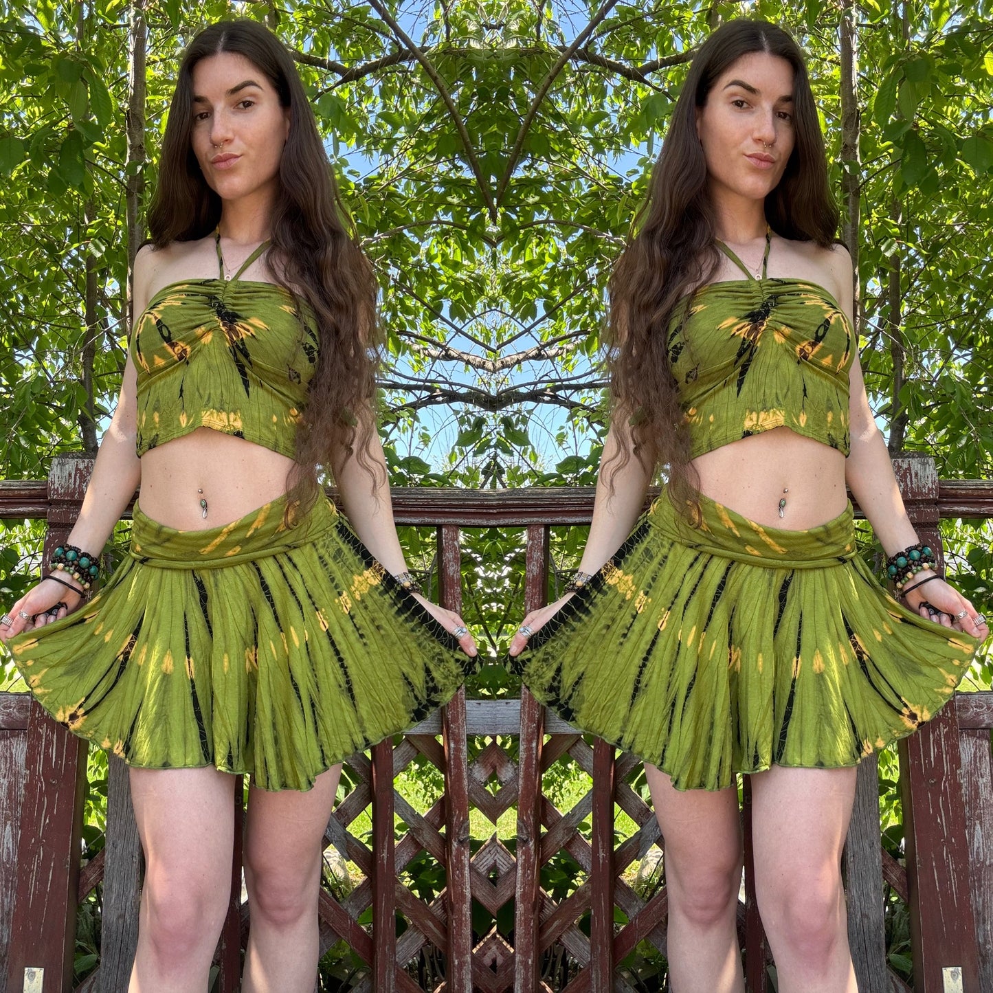 TIE DYE FESTIVAL FAIRY SKIRT