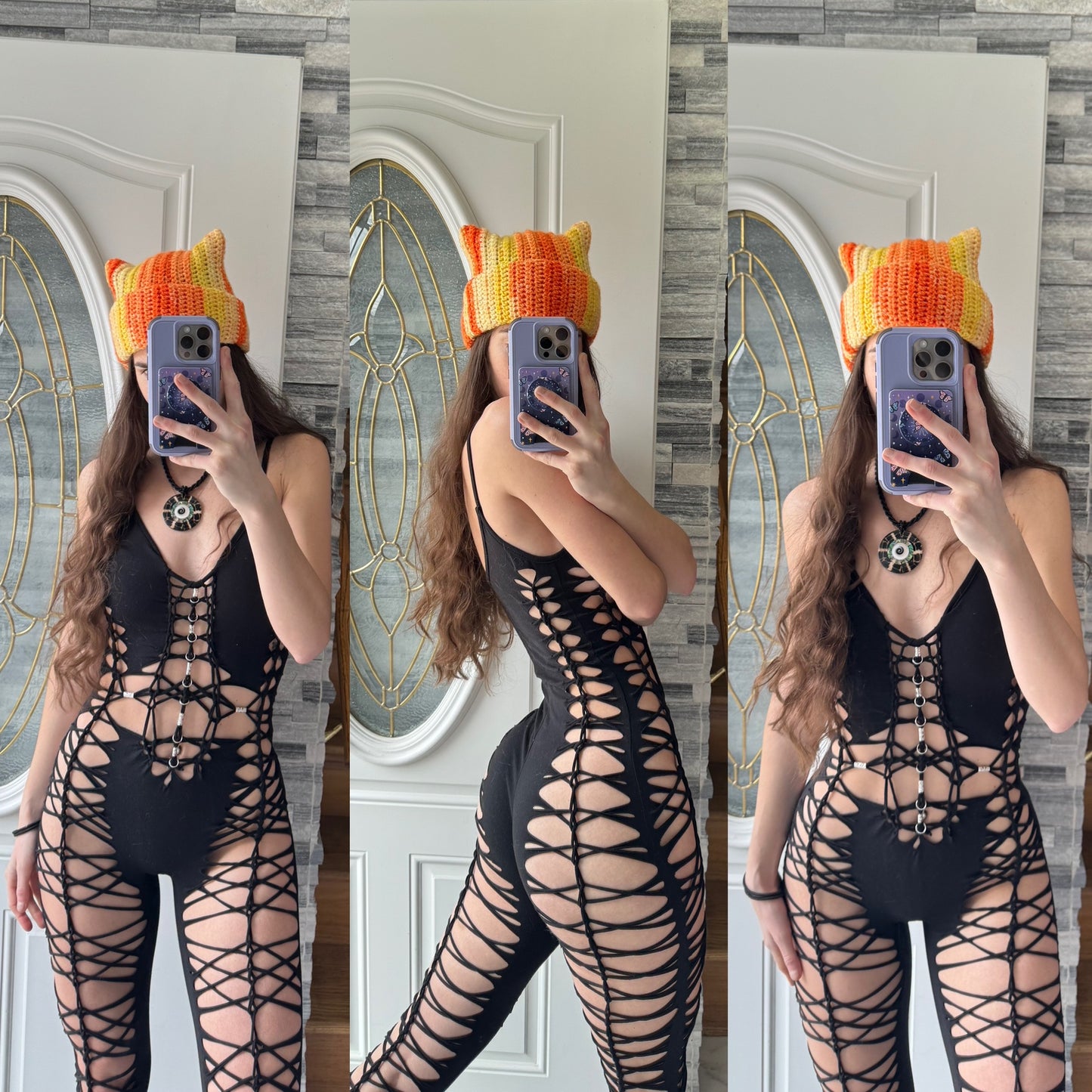 BLACK HEMATITE JUMPSUIT