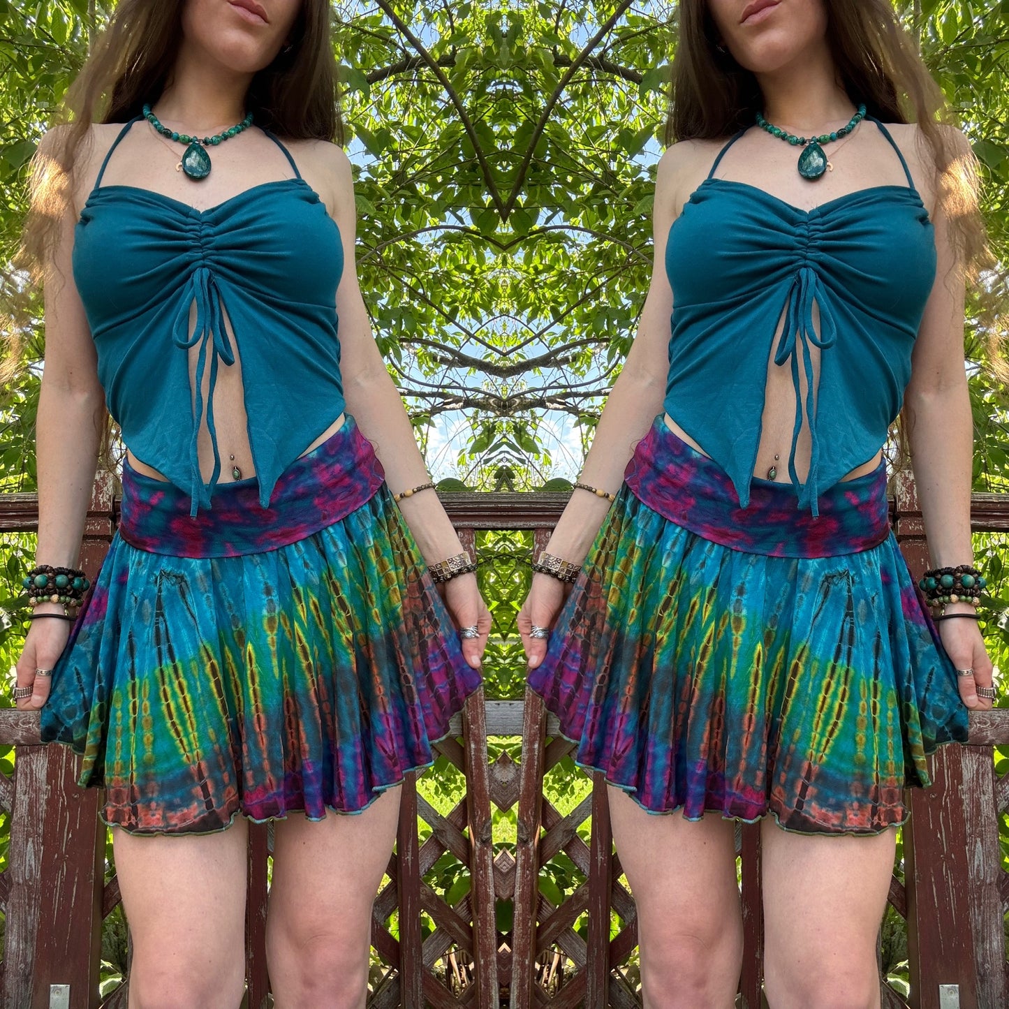 TIE DYE FESTIVAL FAIRY SKIRT