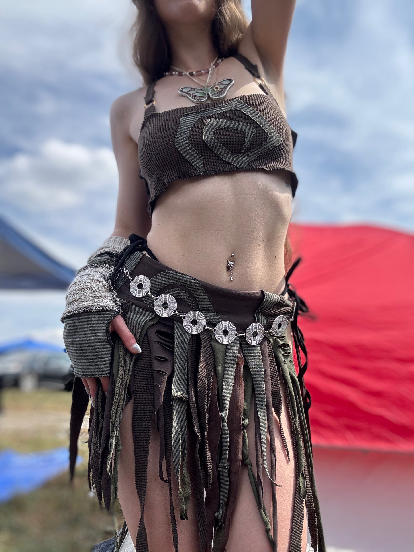 TWO PIECE SWIRL FAIRY SKIRT SET