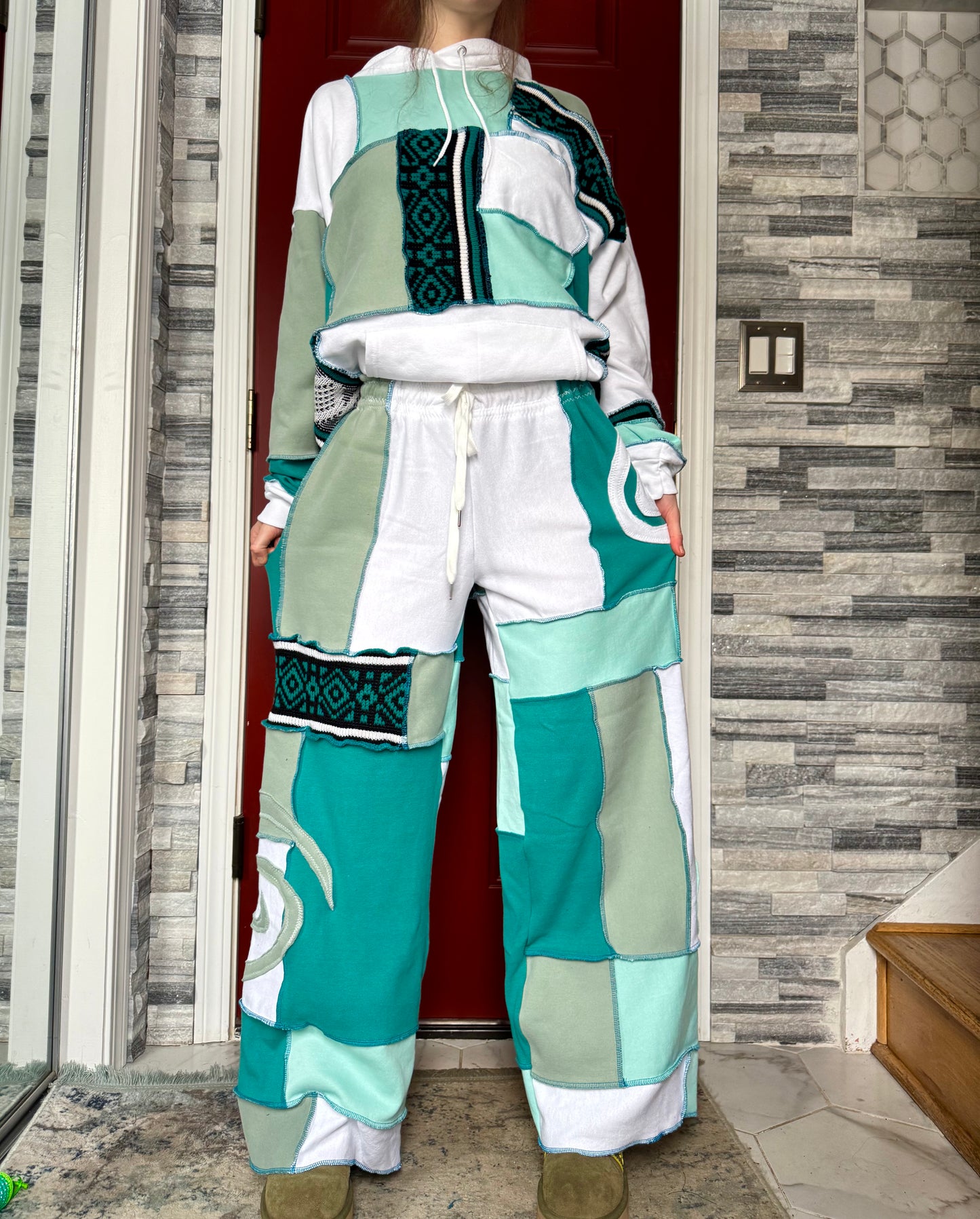 DREAMY UPCYCLED PATCHWORK PANTS