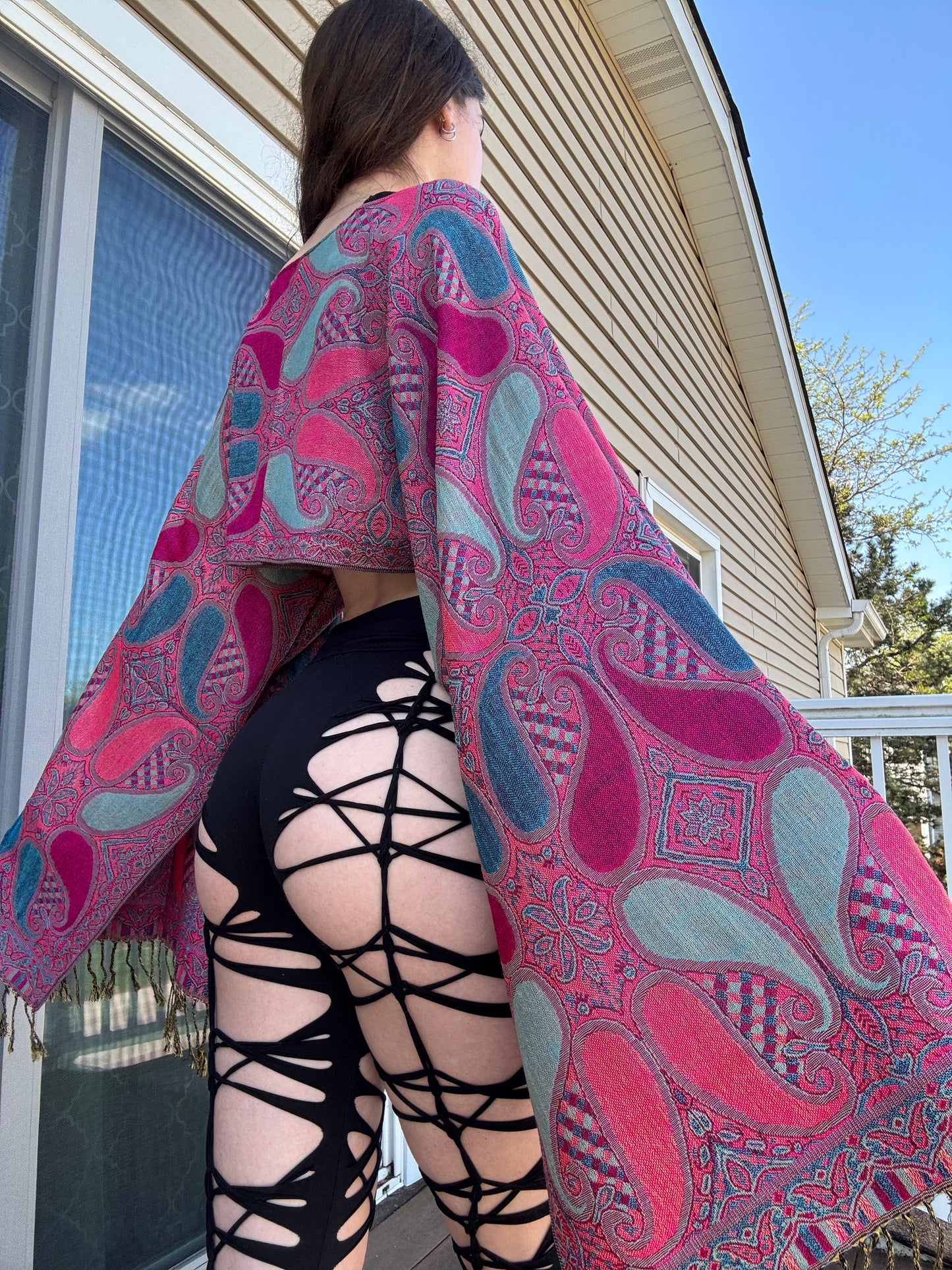 REWORKED PASHMINA TOPS