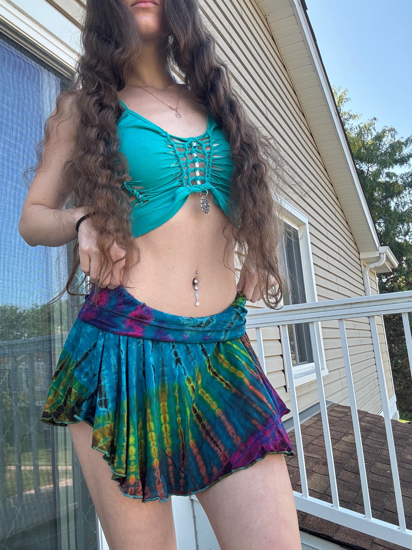 TIE DYE FESTIVAL FAIRY SKIRT