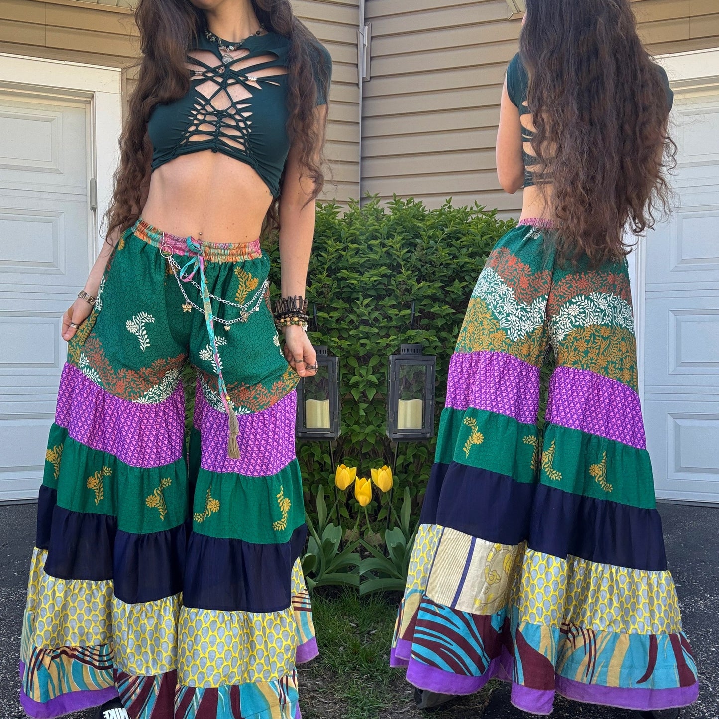 FOREST WIDE LEG FUNKY DANCE PANTS