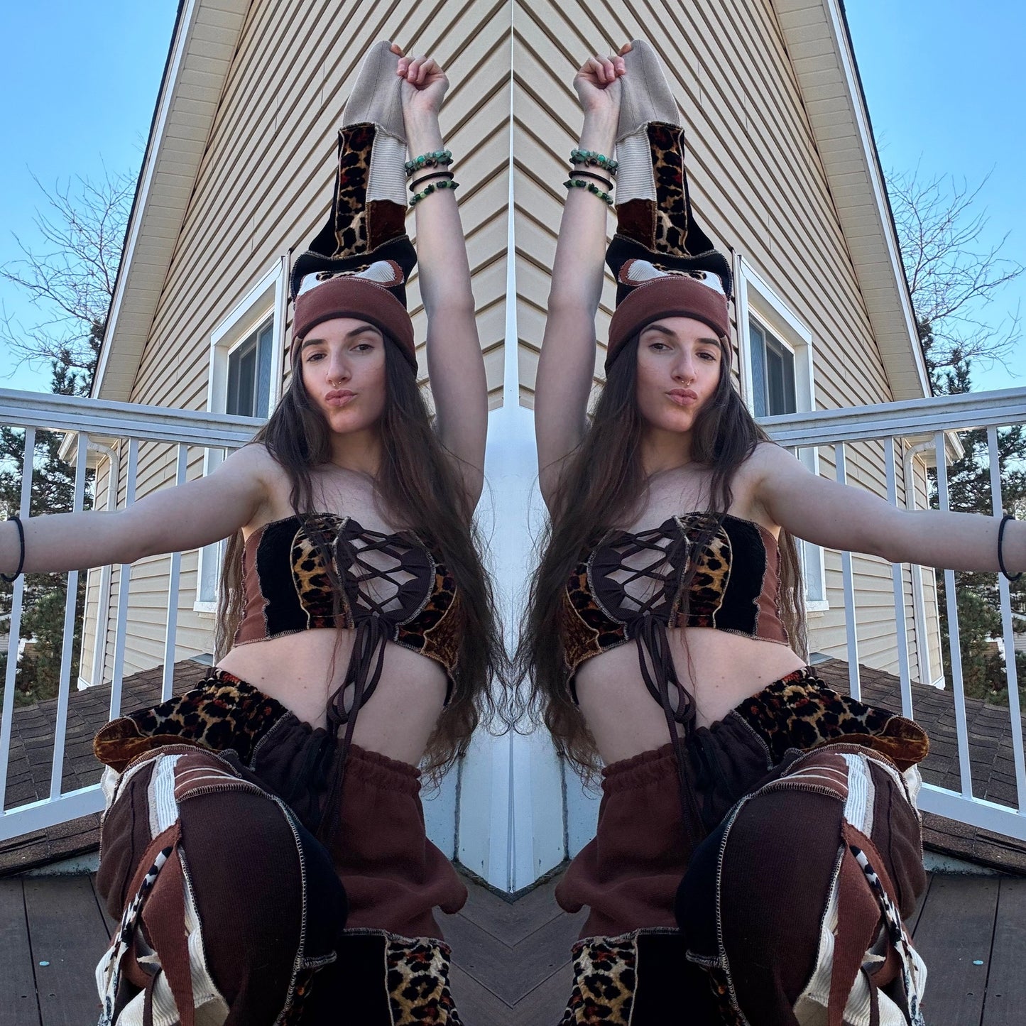 FELINE PATCHWORK SET - 3 PIECE SET