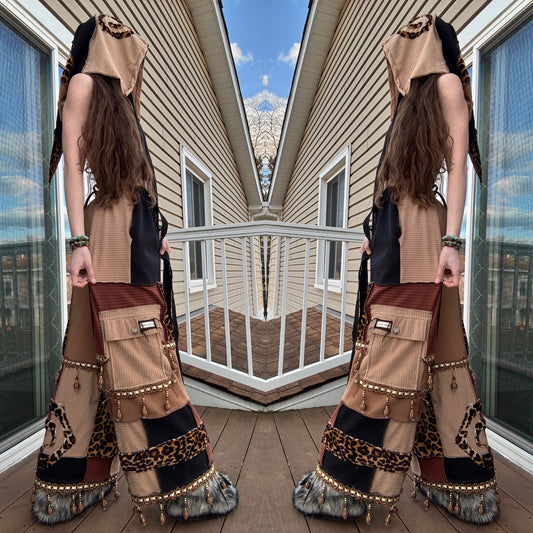 LEOPARD LANTERN PATCHWORK SET - 3 PIECE SET