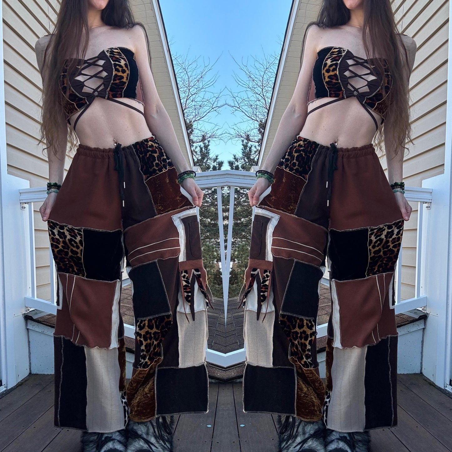 FELINE PATCHWORK SET - 3 PIECE SET