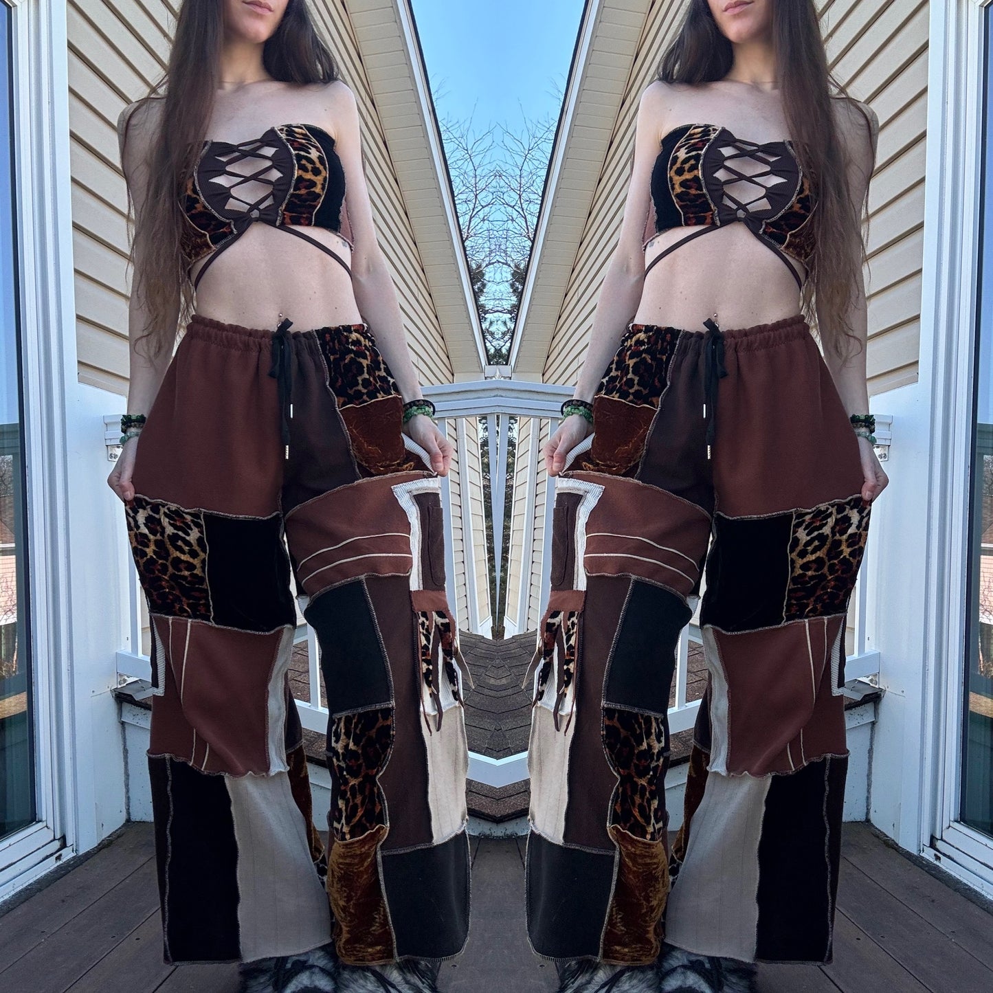 FELINE PATCHWORK SET - 3 PIECE SET