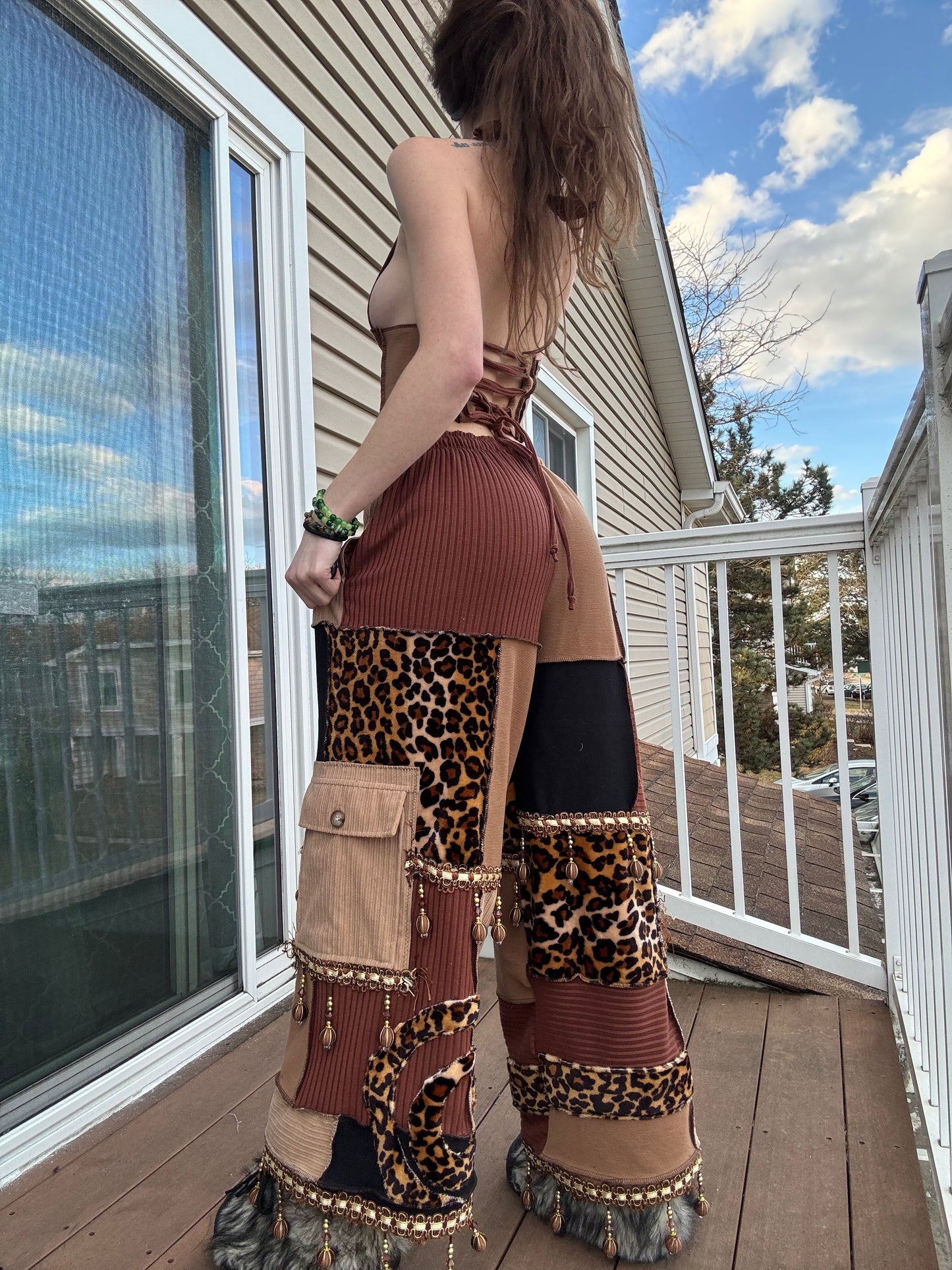 LEOPARD LANTERN PATCHWORK SET - 3 PIECE SET