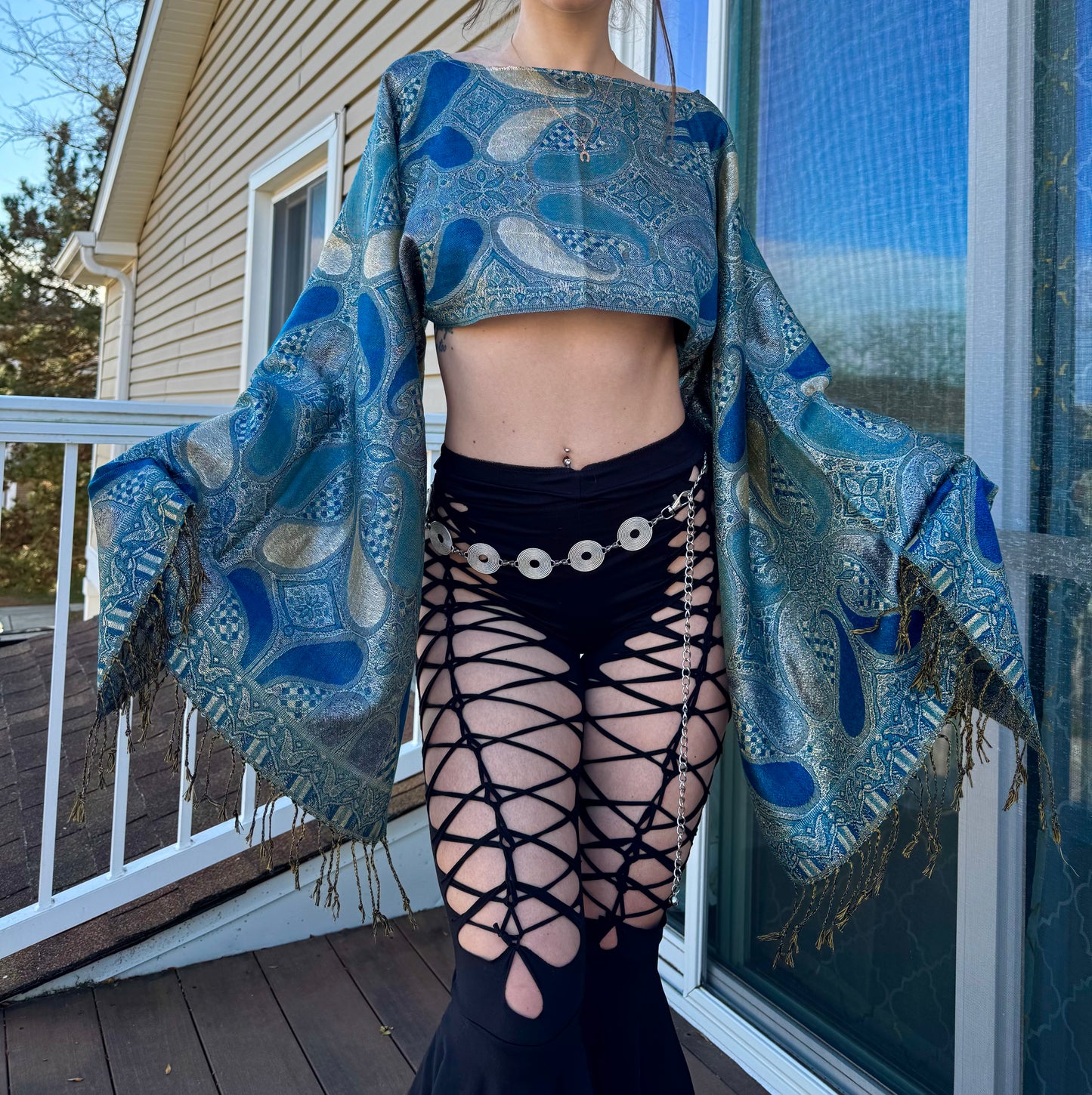 OCEAN PASHMINA TOP