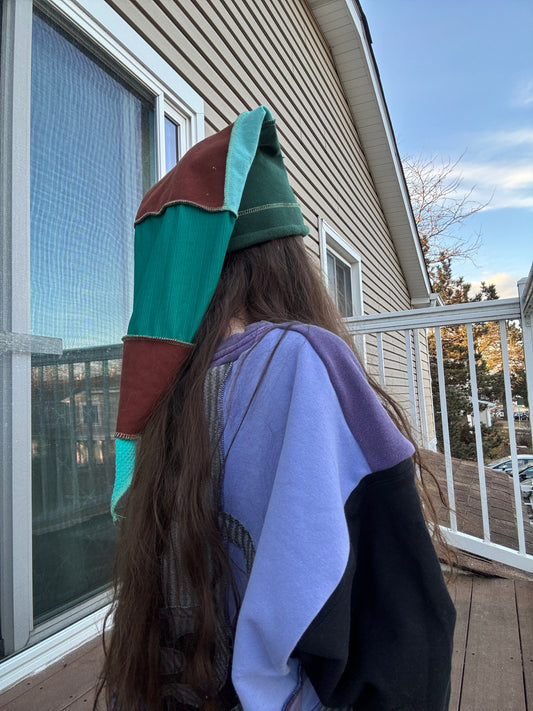 SWAMP UPCYCLED PIXIE CAT HAT