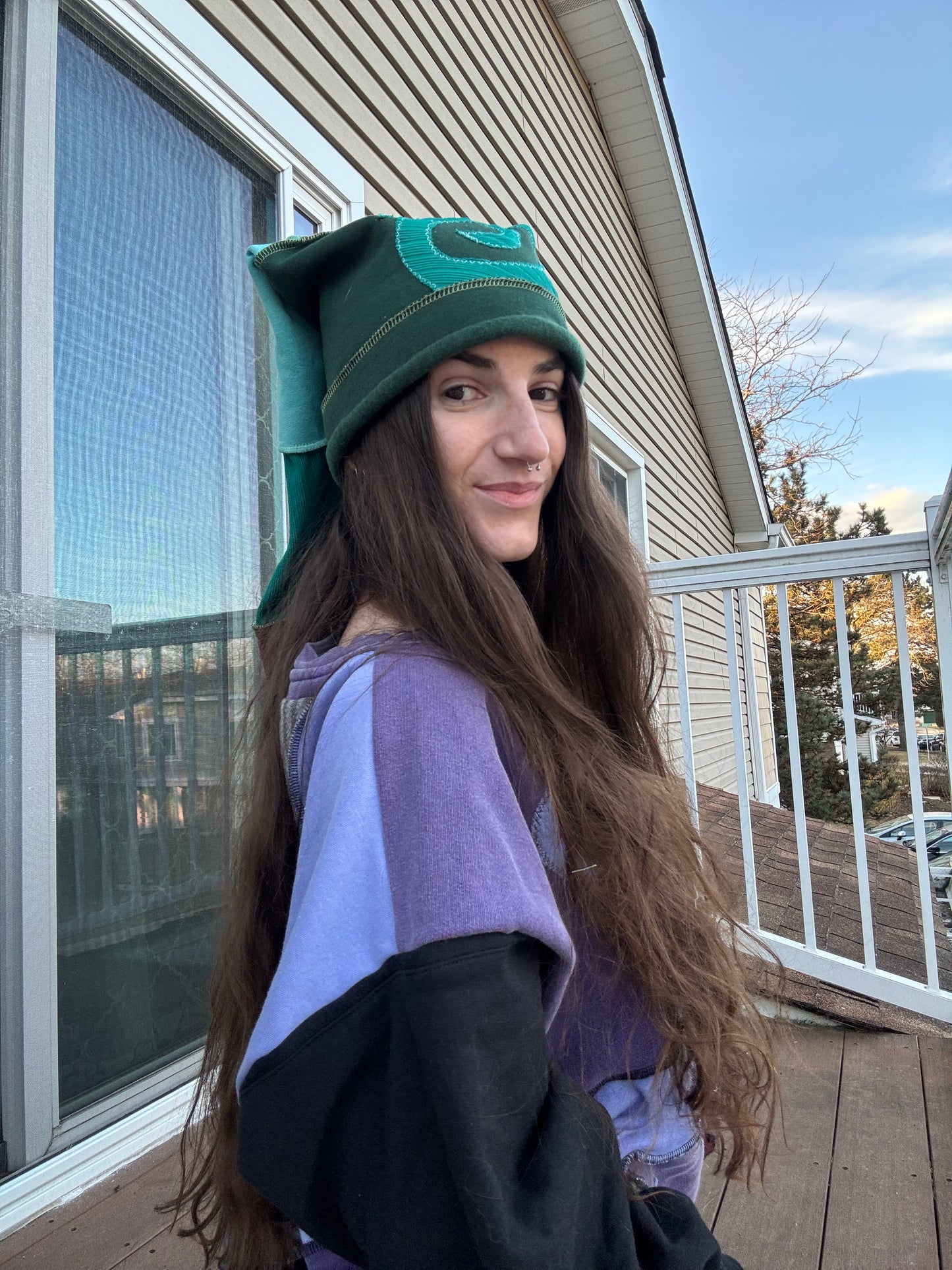 SWAMP UPCYCLED PIXIE CAT HAT