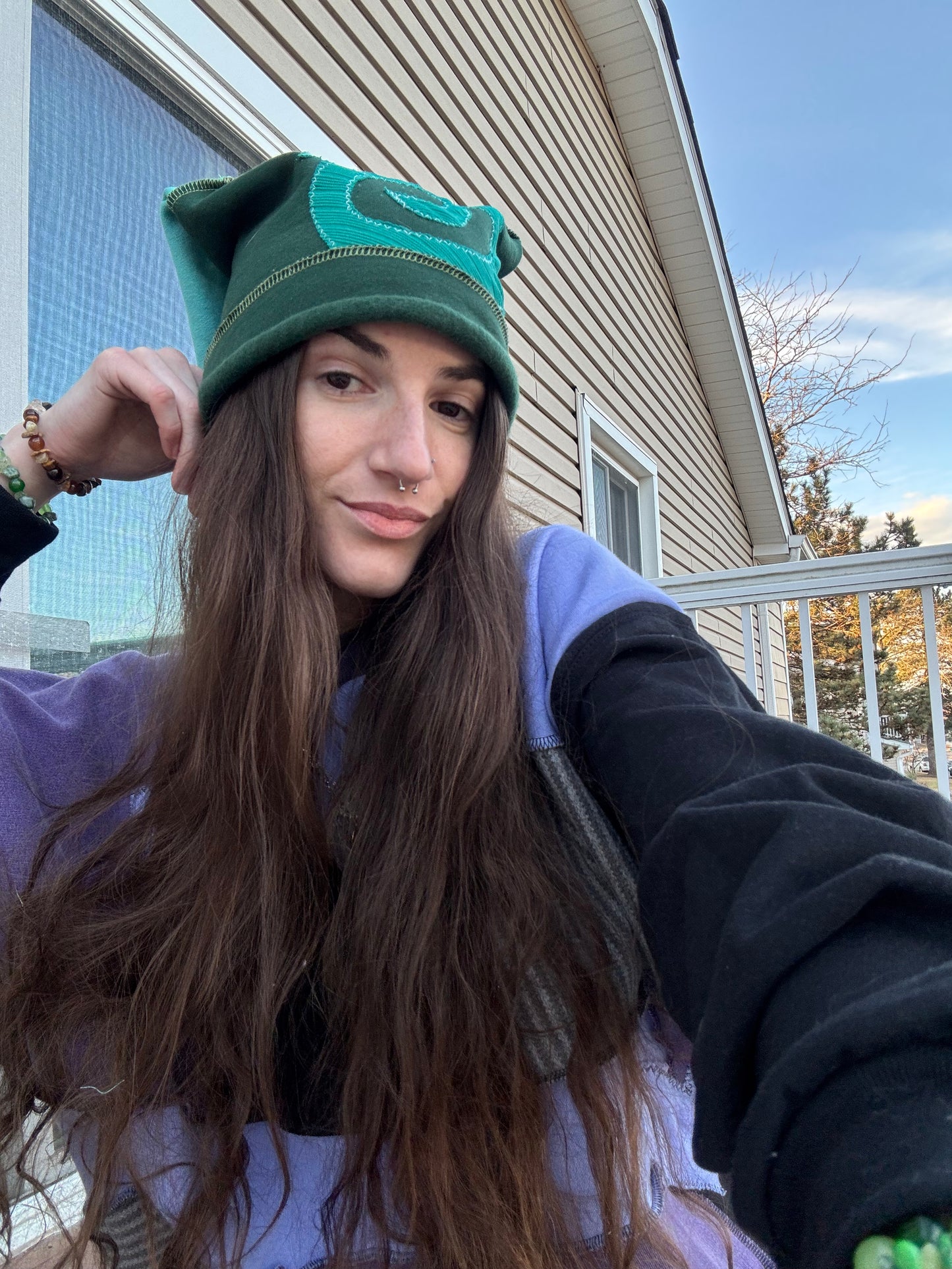 SWAMP UPCYCLED PIXIE CAT HAT
