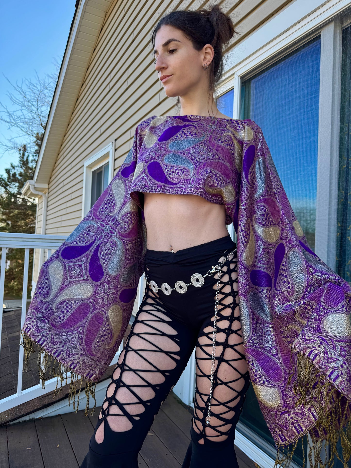 PURPLE DREAM PASHMINA TOP