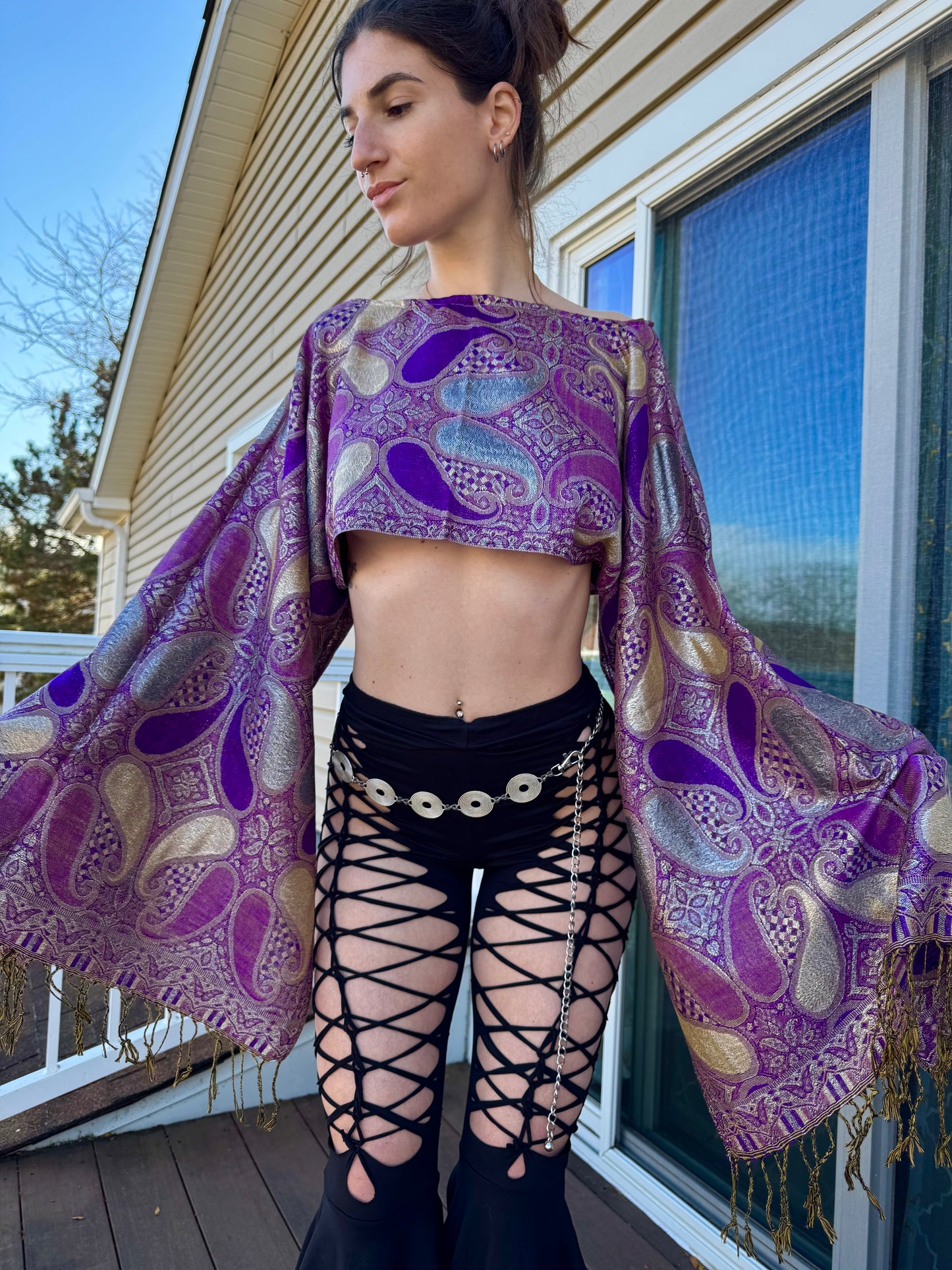PURPLE DREAM PASHMINA TOP