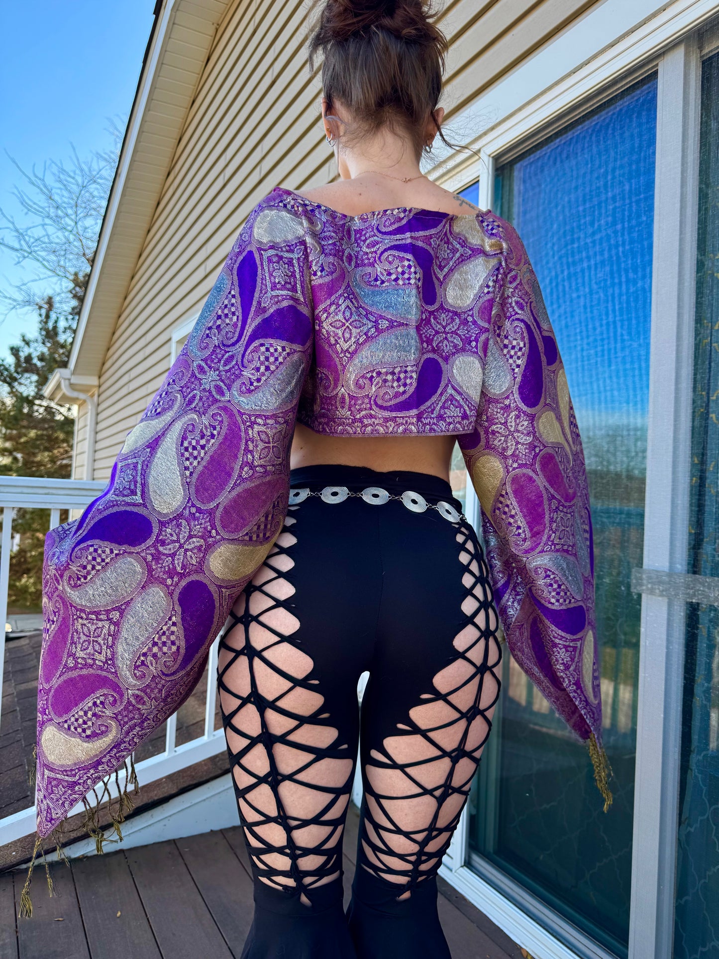 PURPLE DREAM PASHMINA TOP