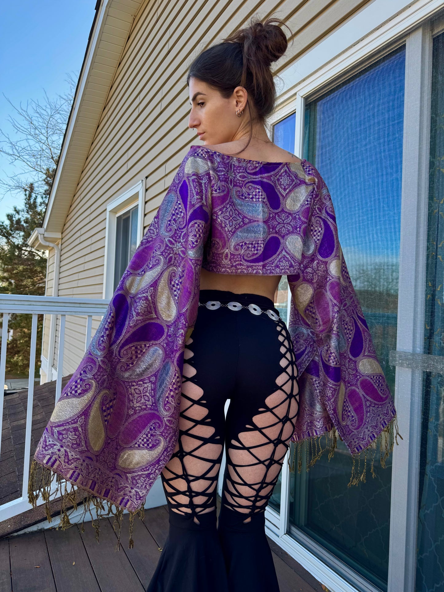 PURPLE DREAM PASHMINA TOP