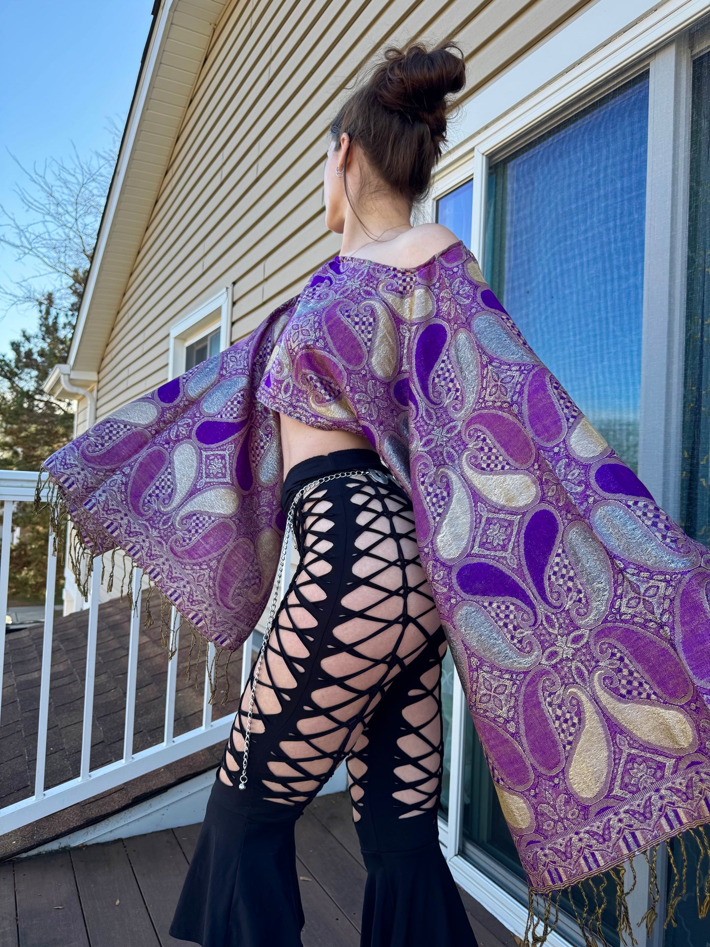 PURPLE DREAM PASHMINA TOP