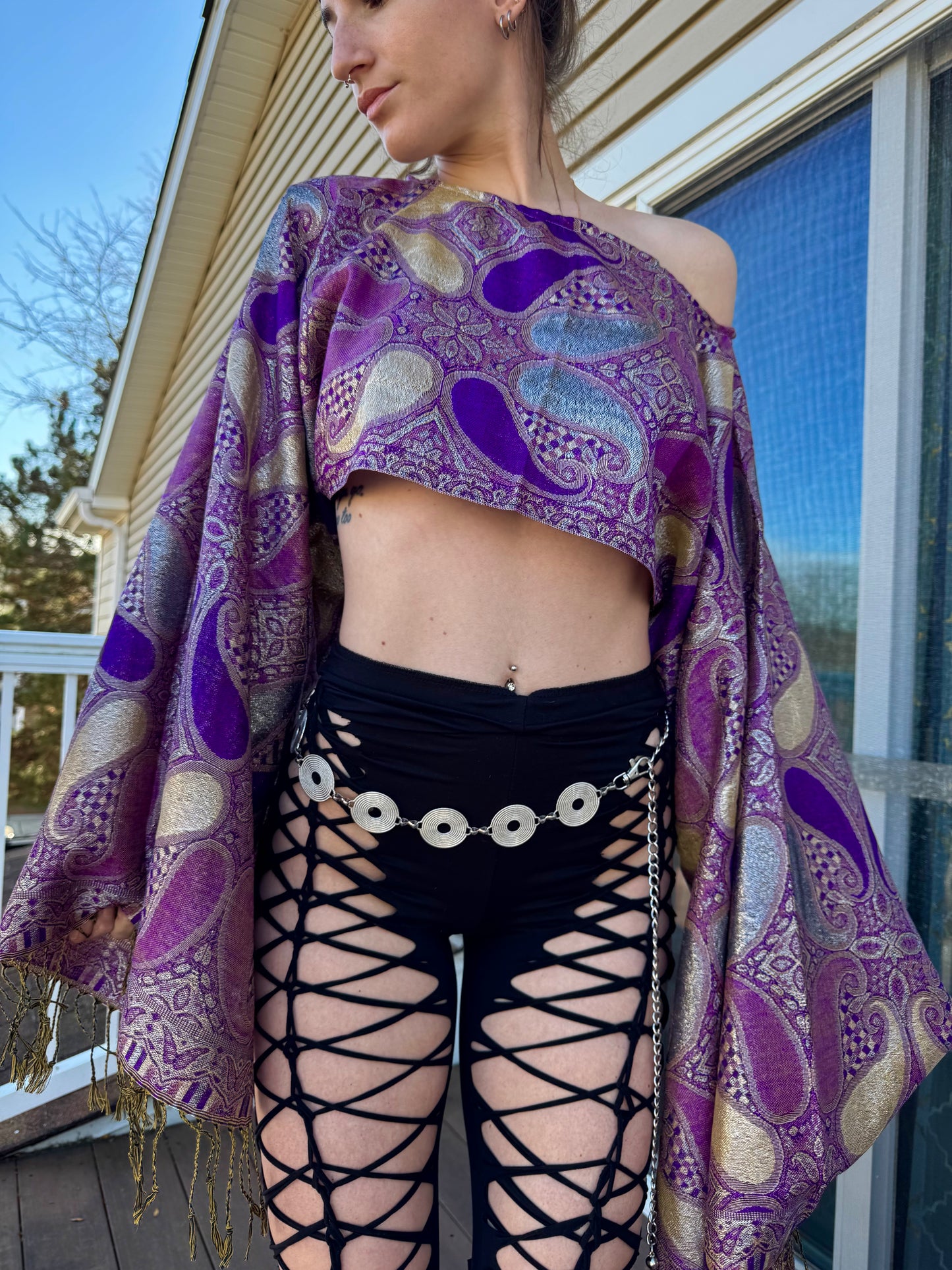 PURPLE DREAM PASHMINA TOP