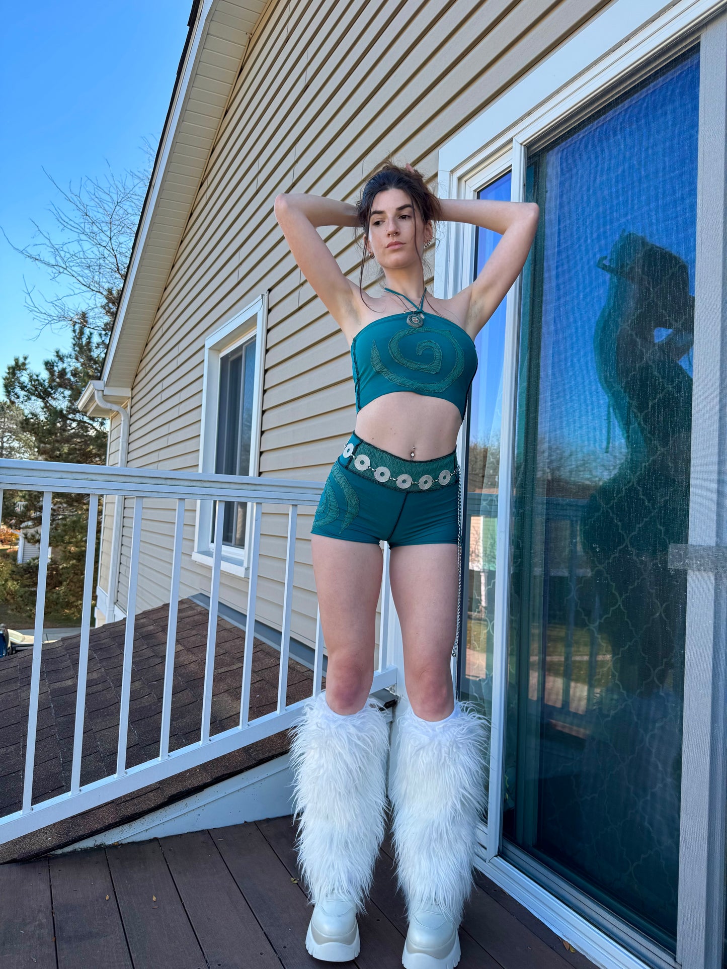 2 PIECE UPCYCLED SWIRL SET