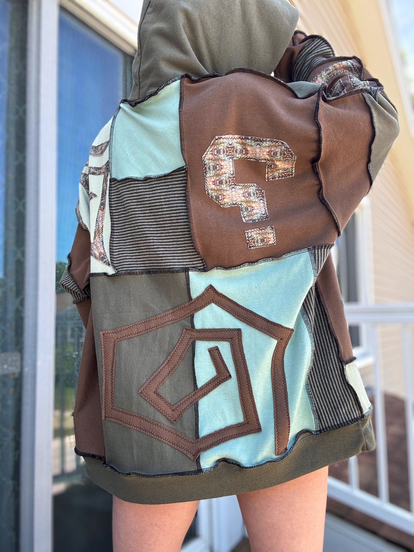 UPCYCLED TIPPER PATCHWORK HOODIE