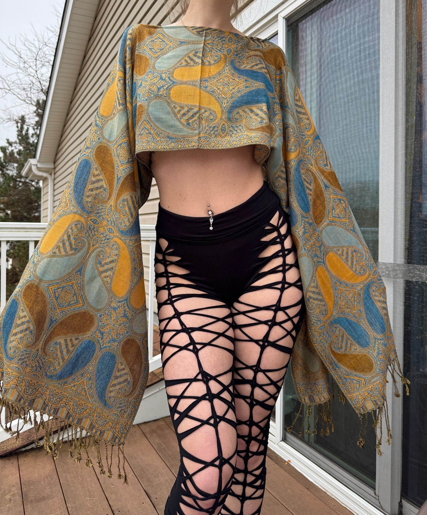 DREAMSICLE PASHMINA TOP