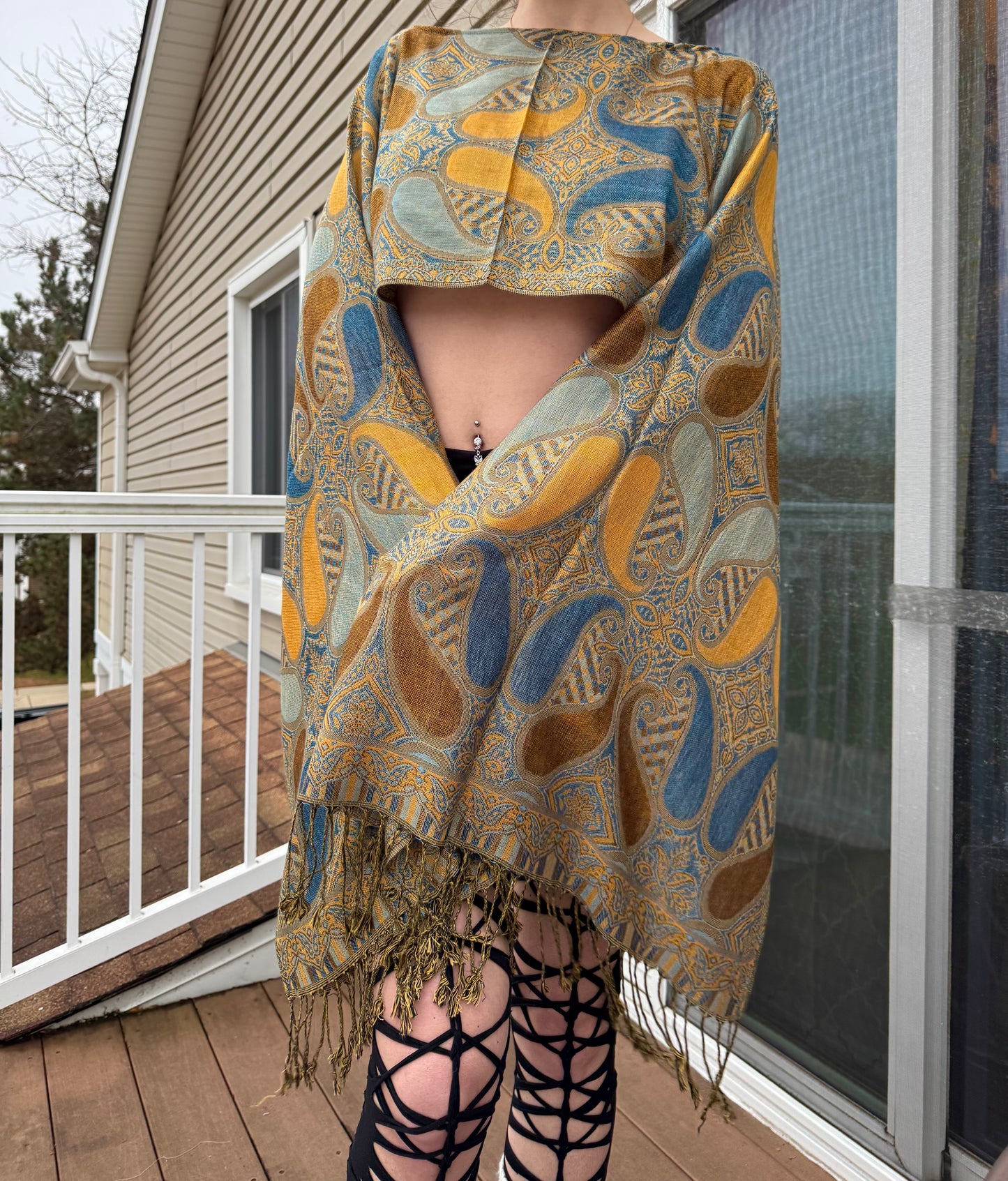 DREAMSICLE PASHMINA TOP