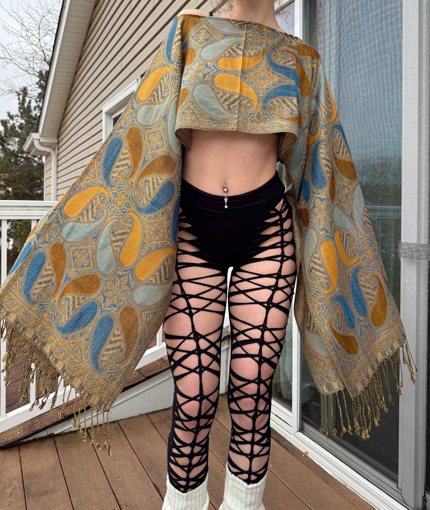 DREAMSICLE PASHMINA TOP