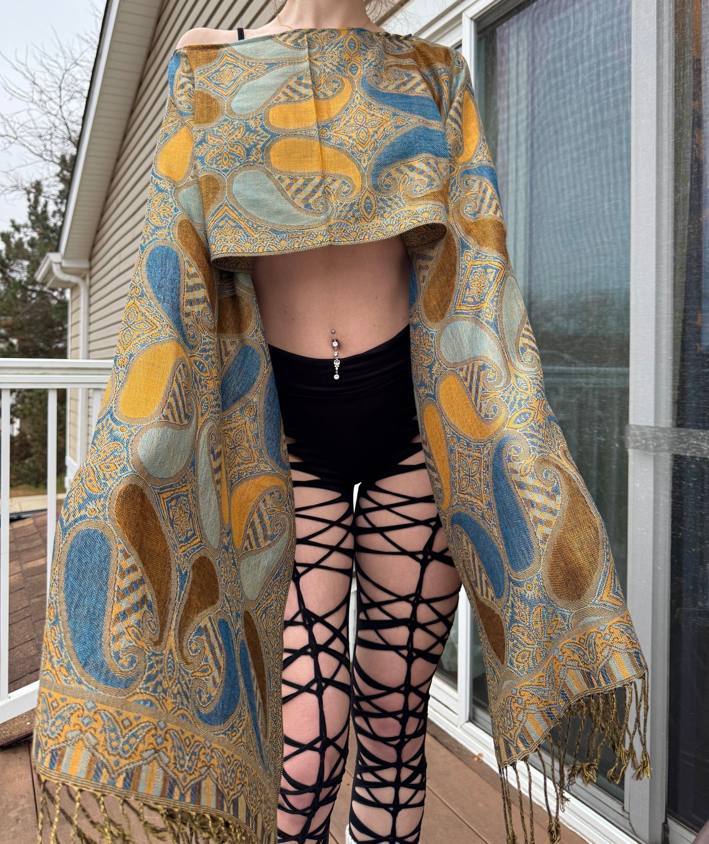 DREAMSICLE PASHMINA TOP