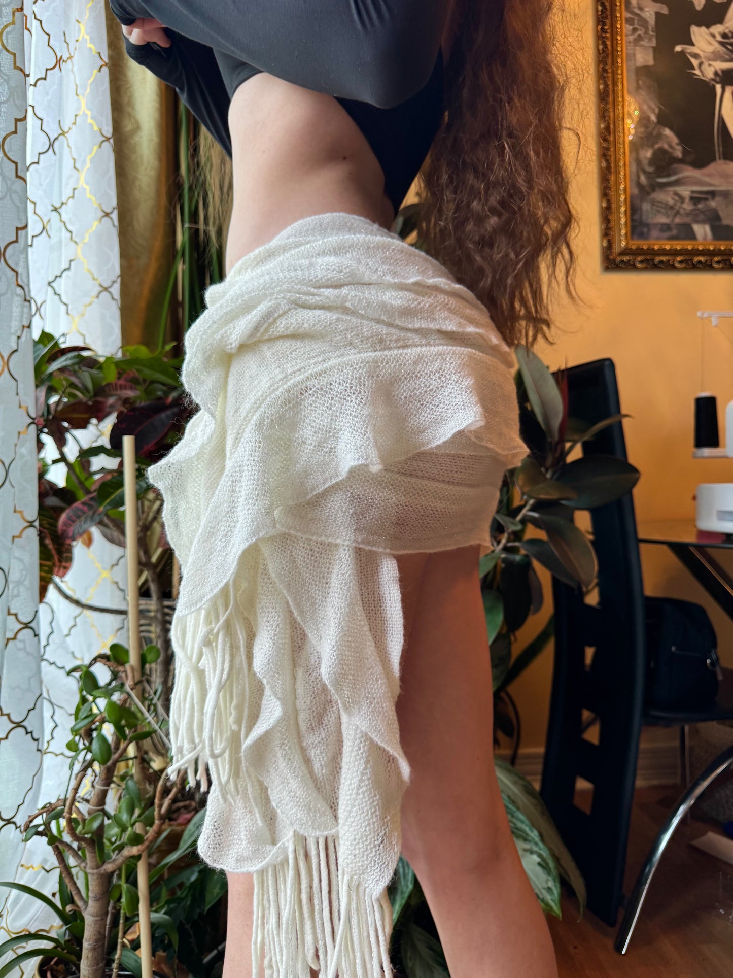 UPCYCLED SCARF SKIRT