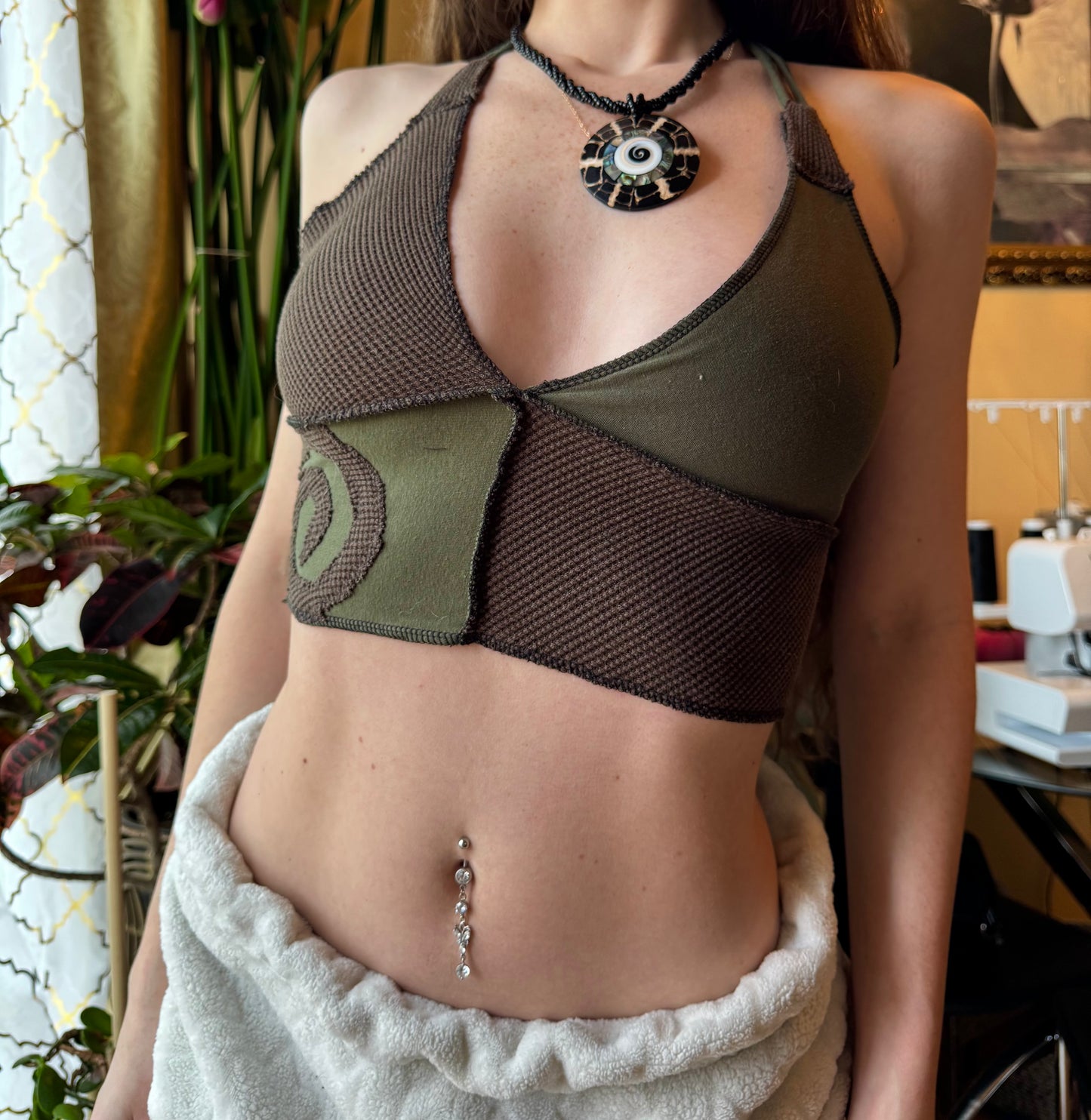 HANDMADE SWIRL TANK TOP