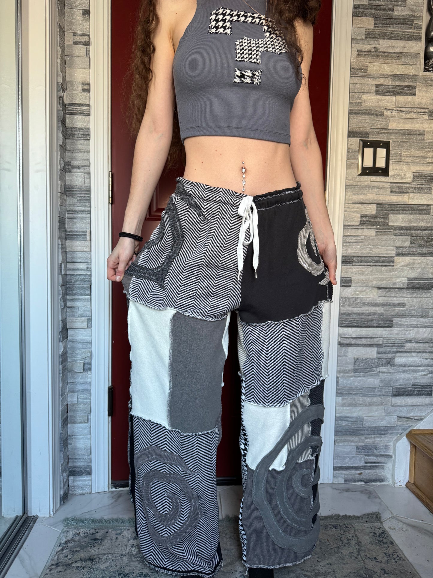 UPCYCLED MONOCHROME PANTS