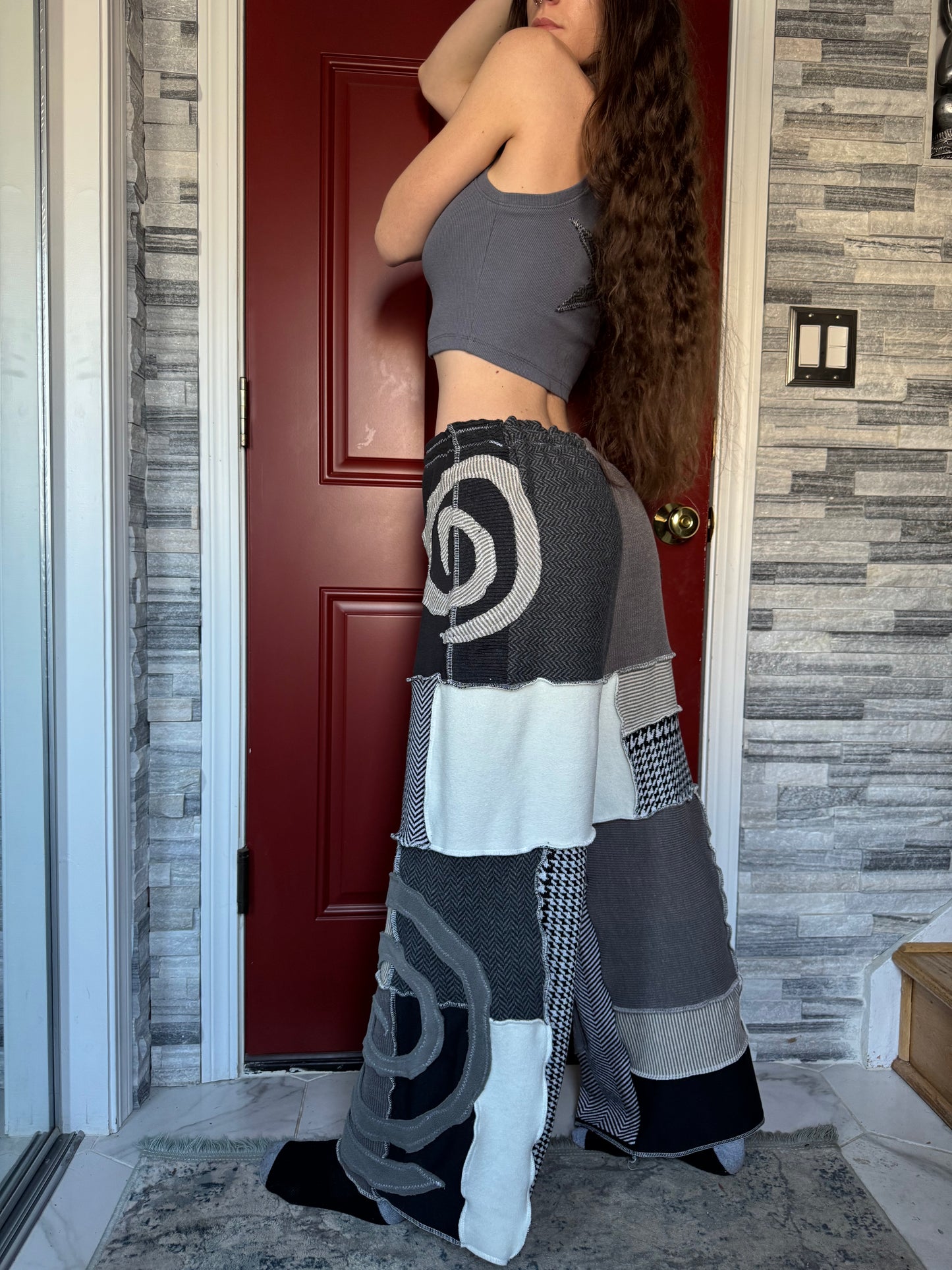 UPCYCLED MONOCHROME PANTS