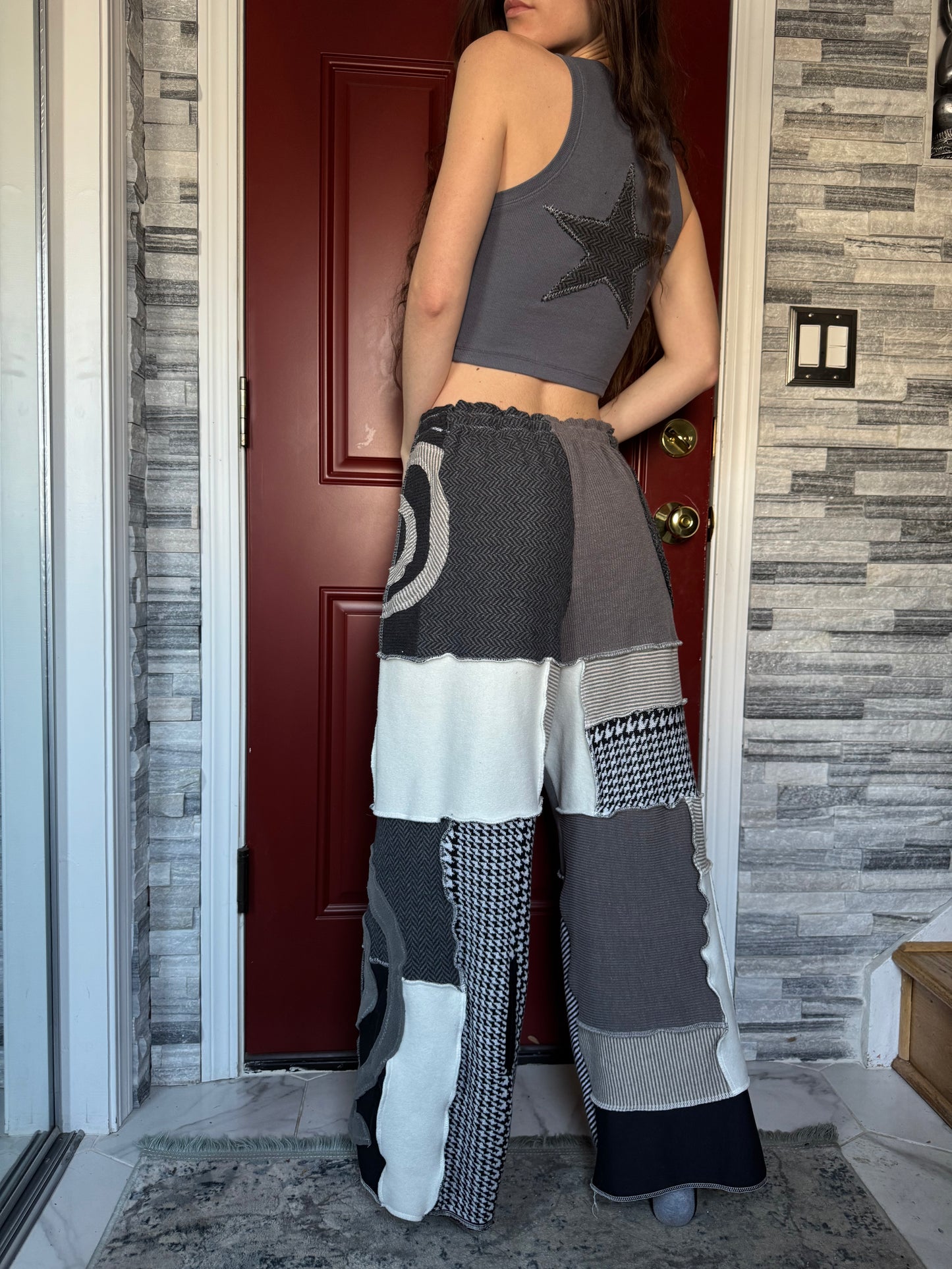 UPCYCLED MONOCHROME PANTS