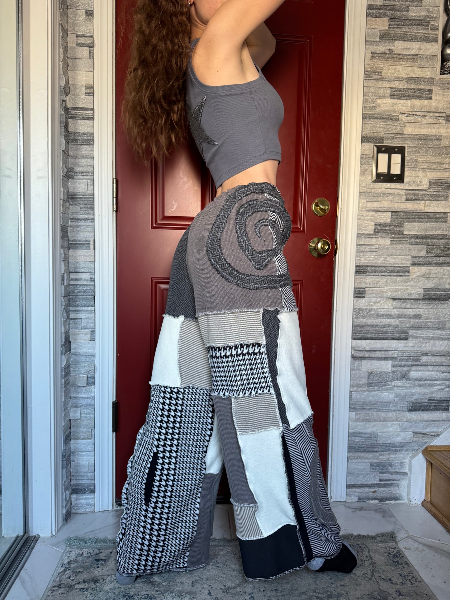 UPCYCLED MONOCHROME PANTS