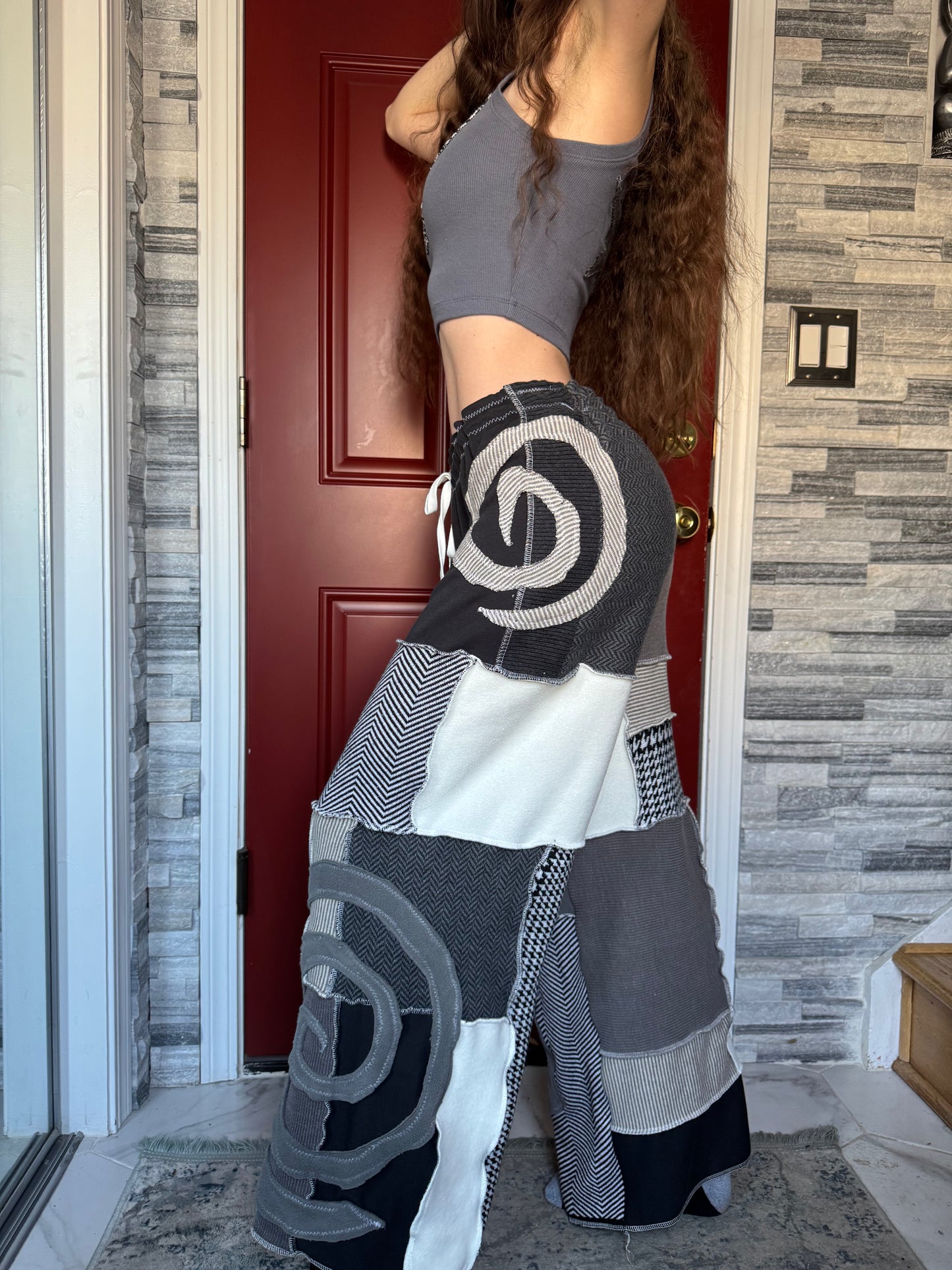 UPCYCLED MONOCHROME PANTS