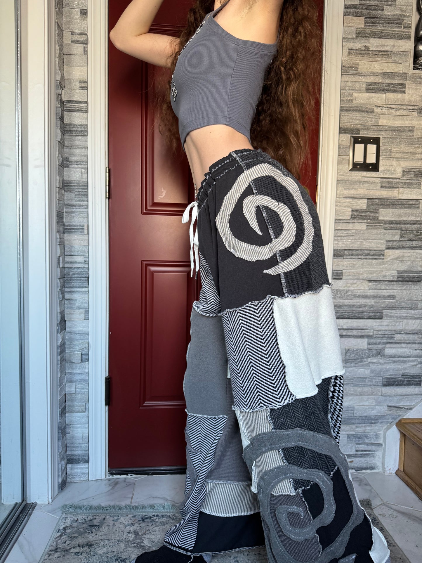 UPCYCLED MONOCHROME PANTS