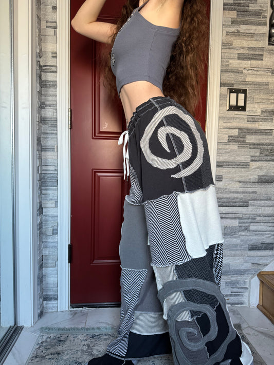 UPCYCLED MONOCHROME PANTS