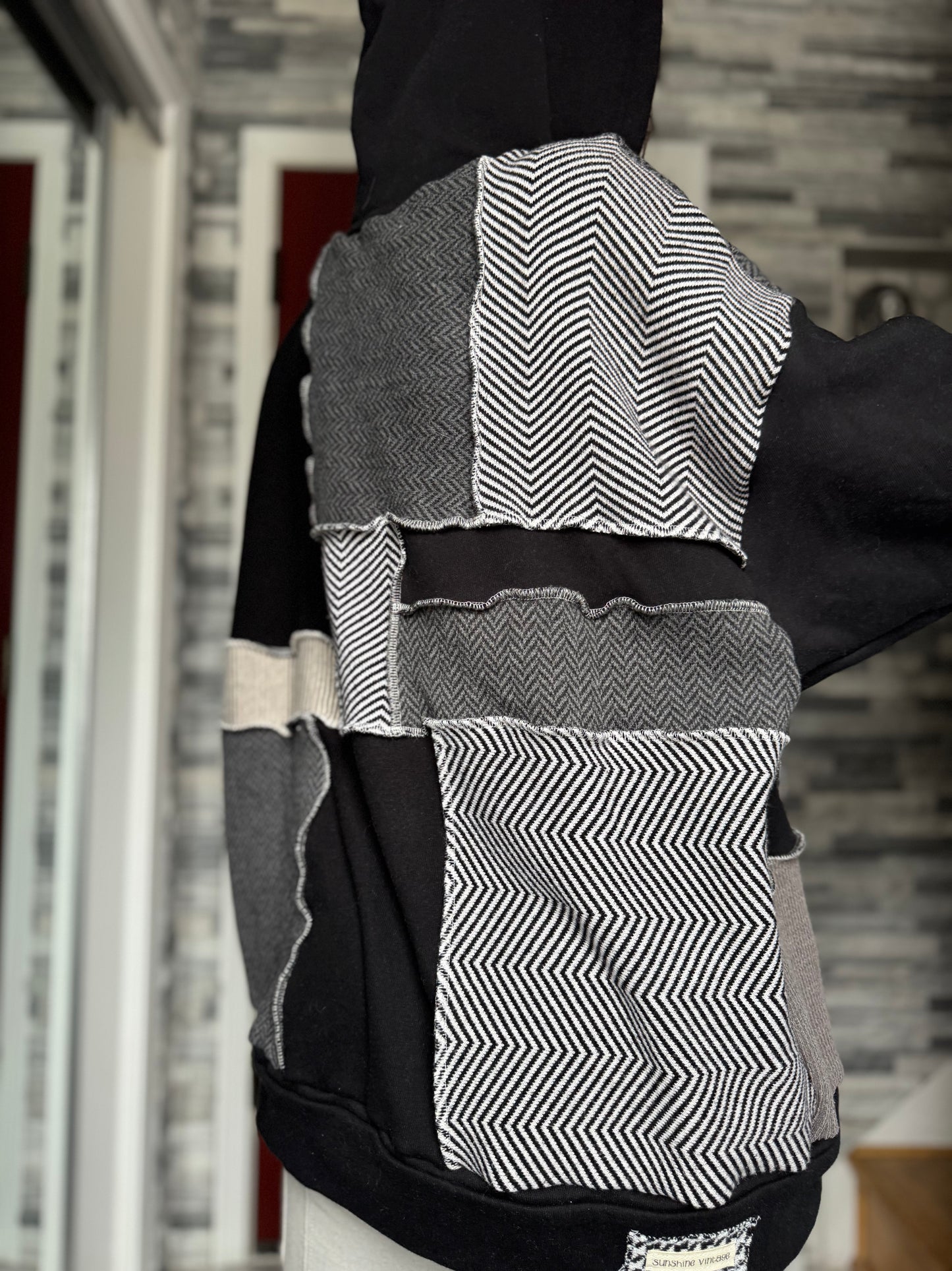 UPCYCLED MONOCHROME HOODIE