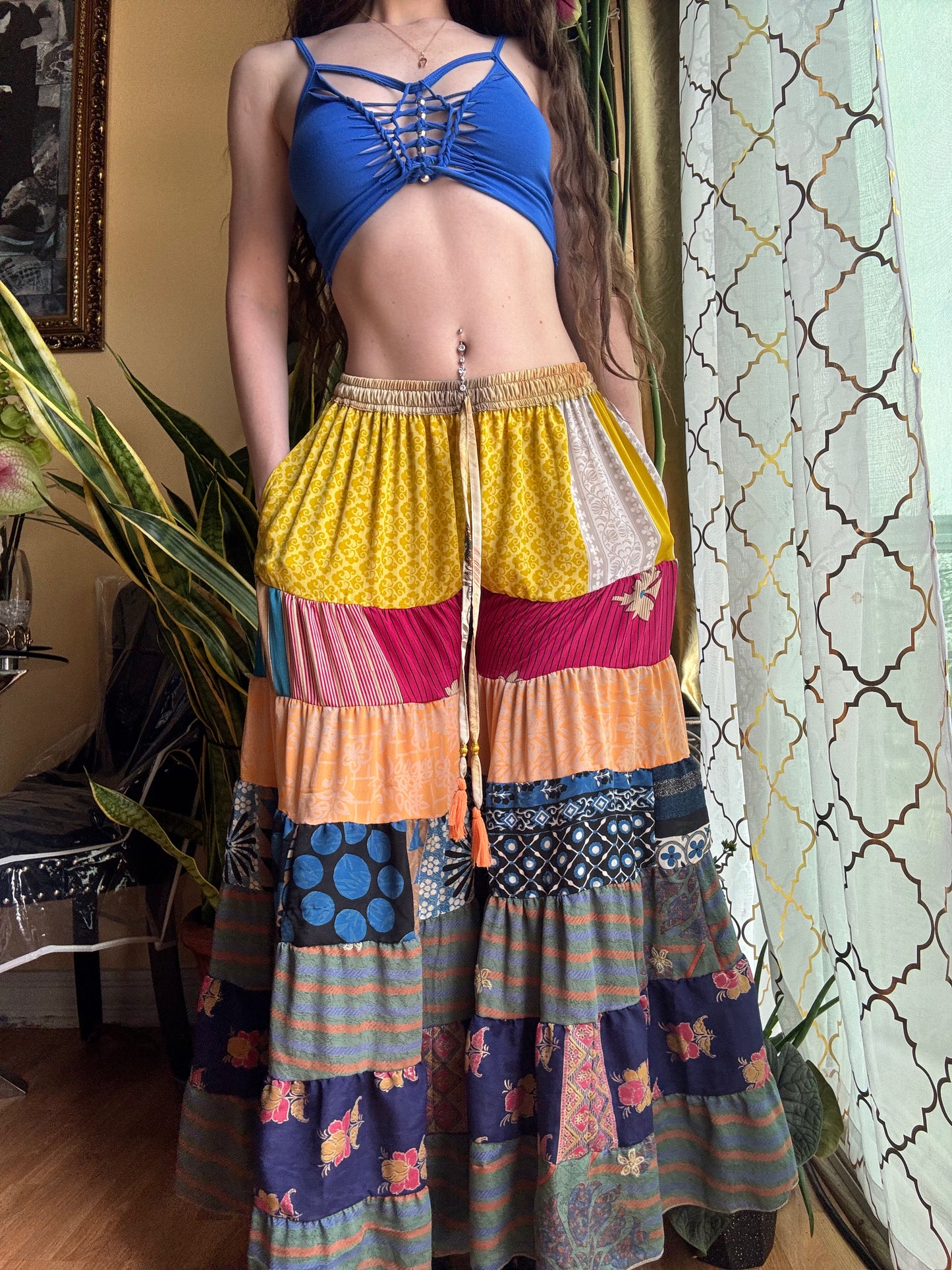 DESERT FUNKY WIDE LEG BOHO PANTS