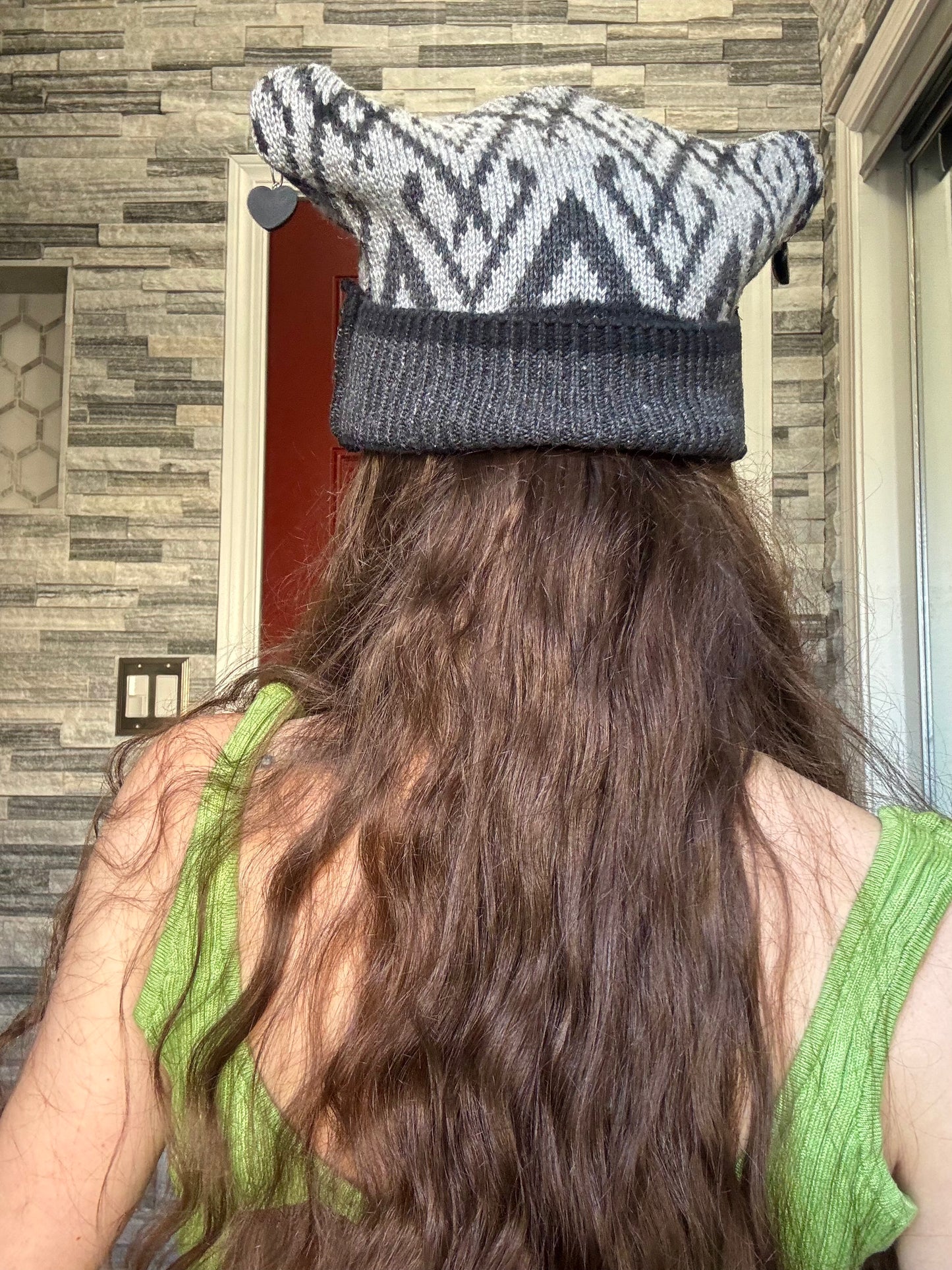 UPCYCLED BEANIE CAT HAT