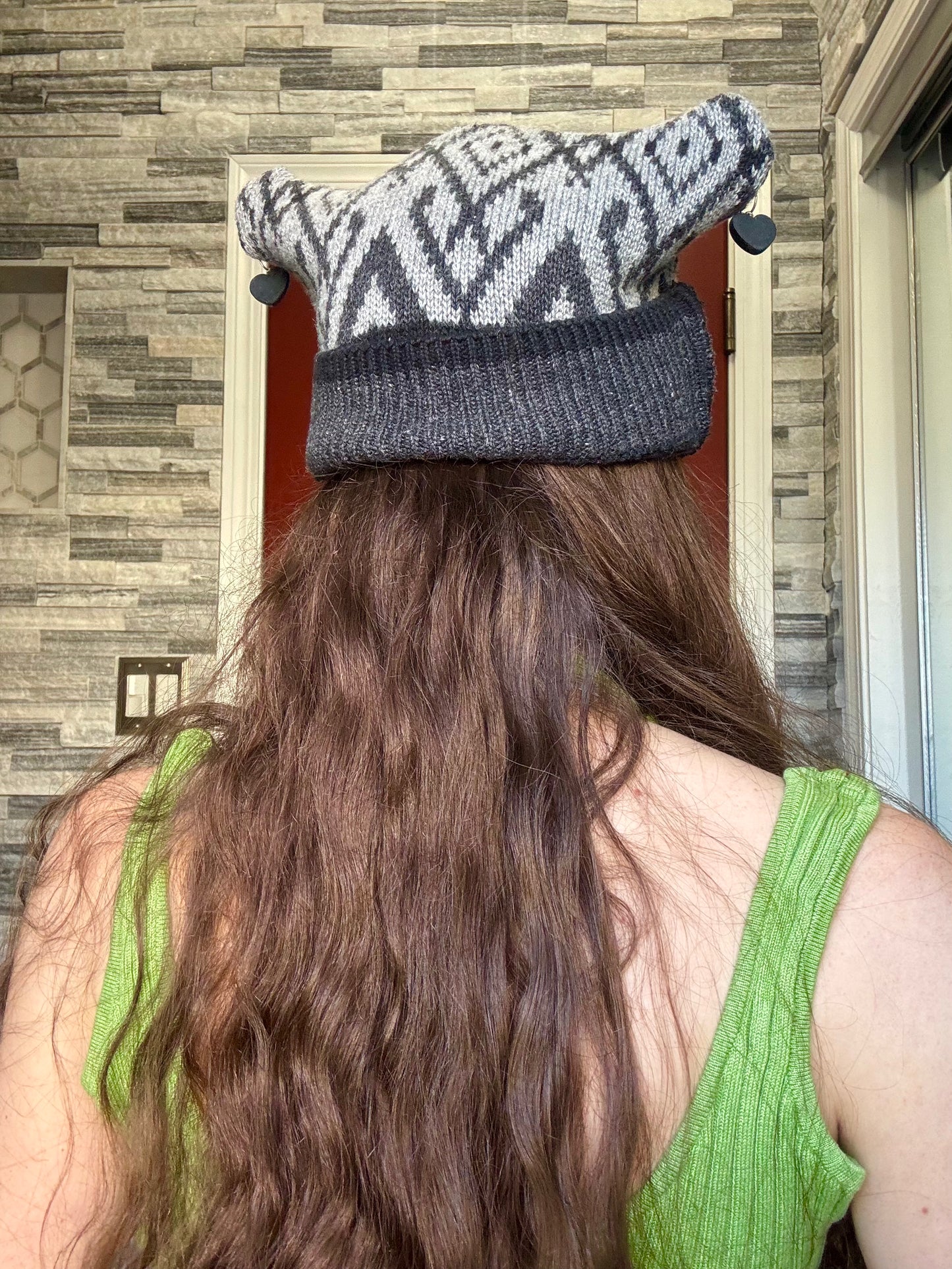 UPCYCLED BEANIE CAT HAT