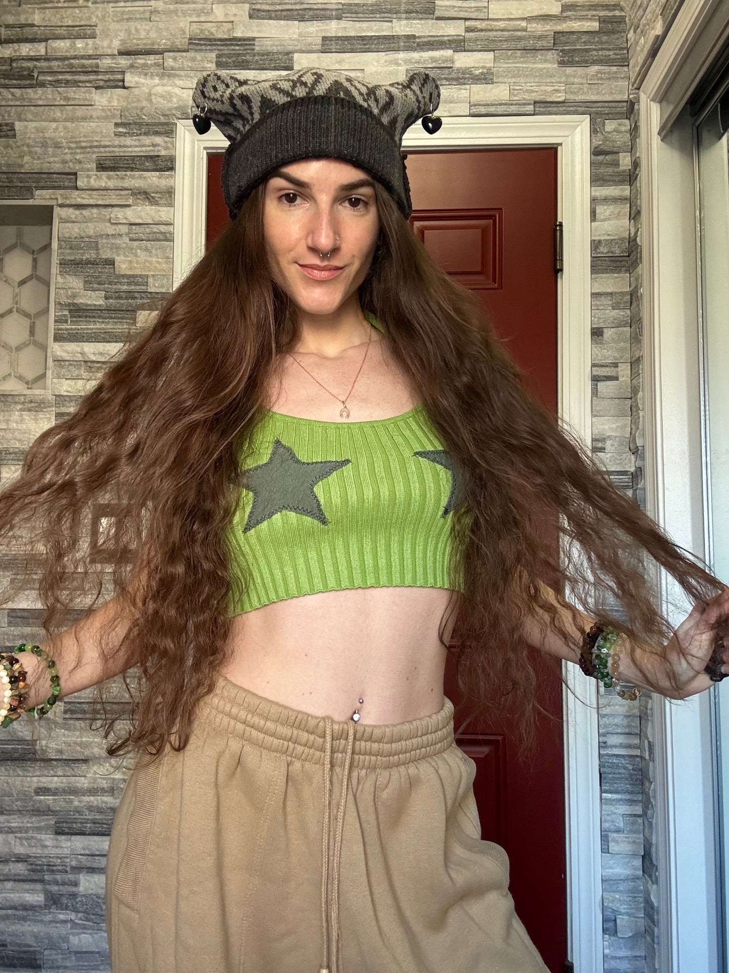 UPCYCLED BEANIE CAT HAT