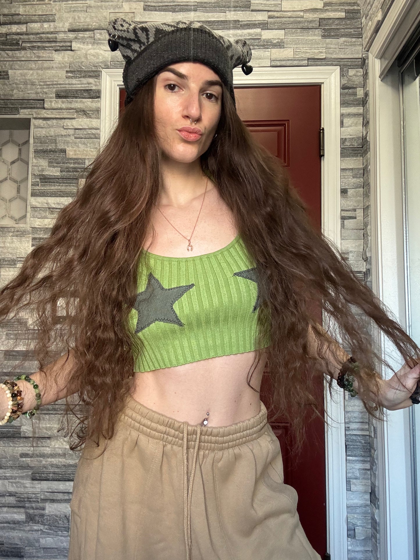 UPCYCLED BEANIE CAT HAT