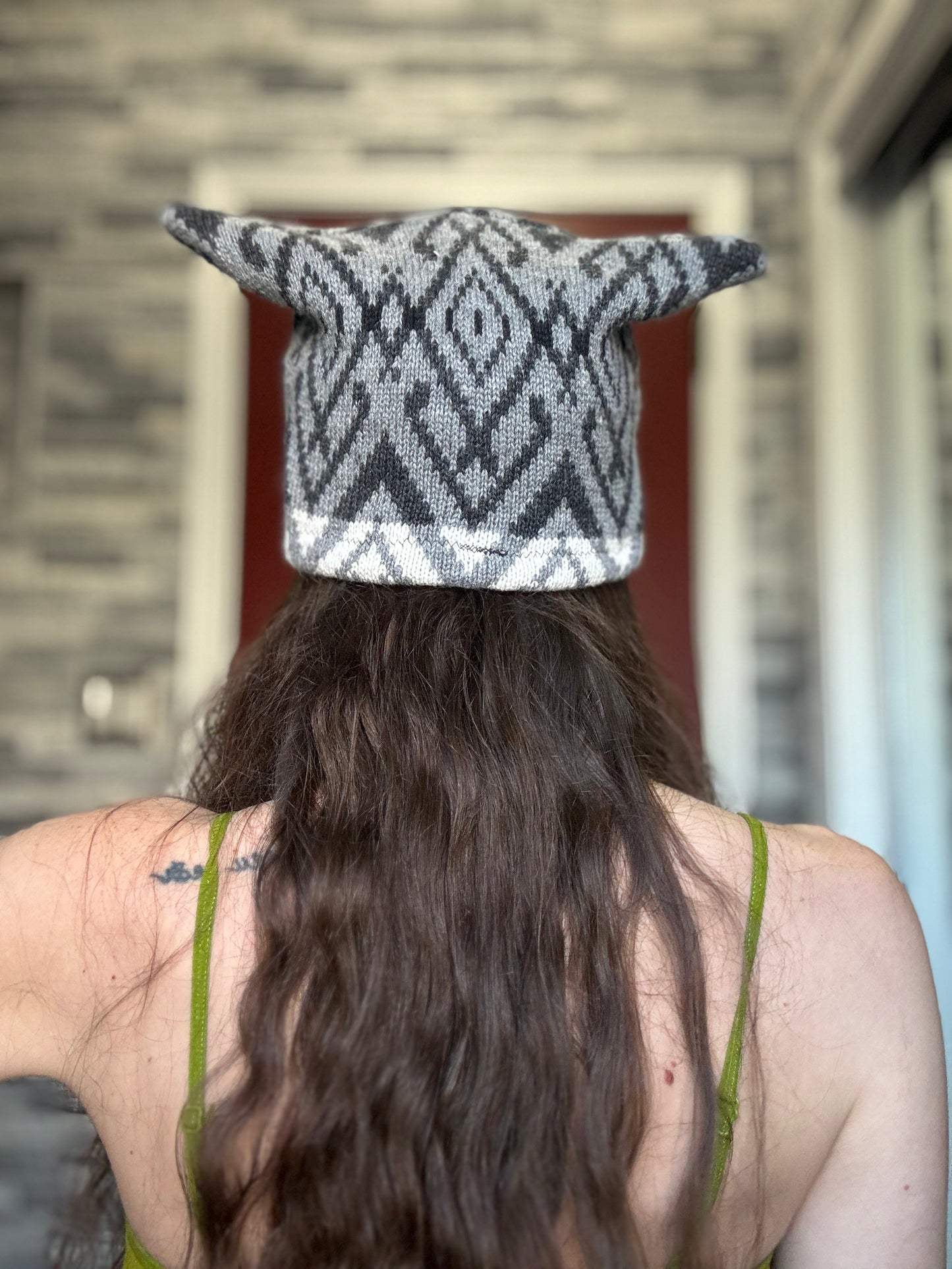 UPCYCLED BEANIE VIKING HAT