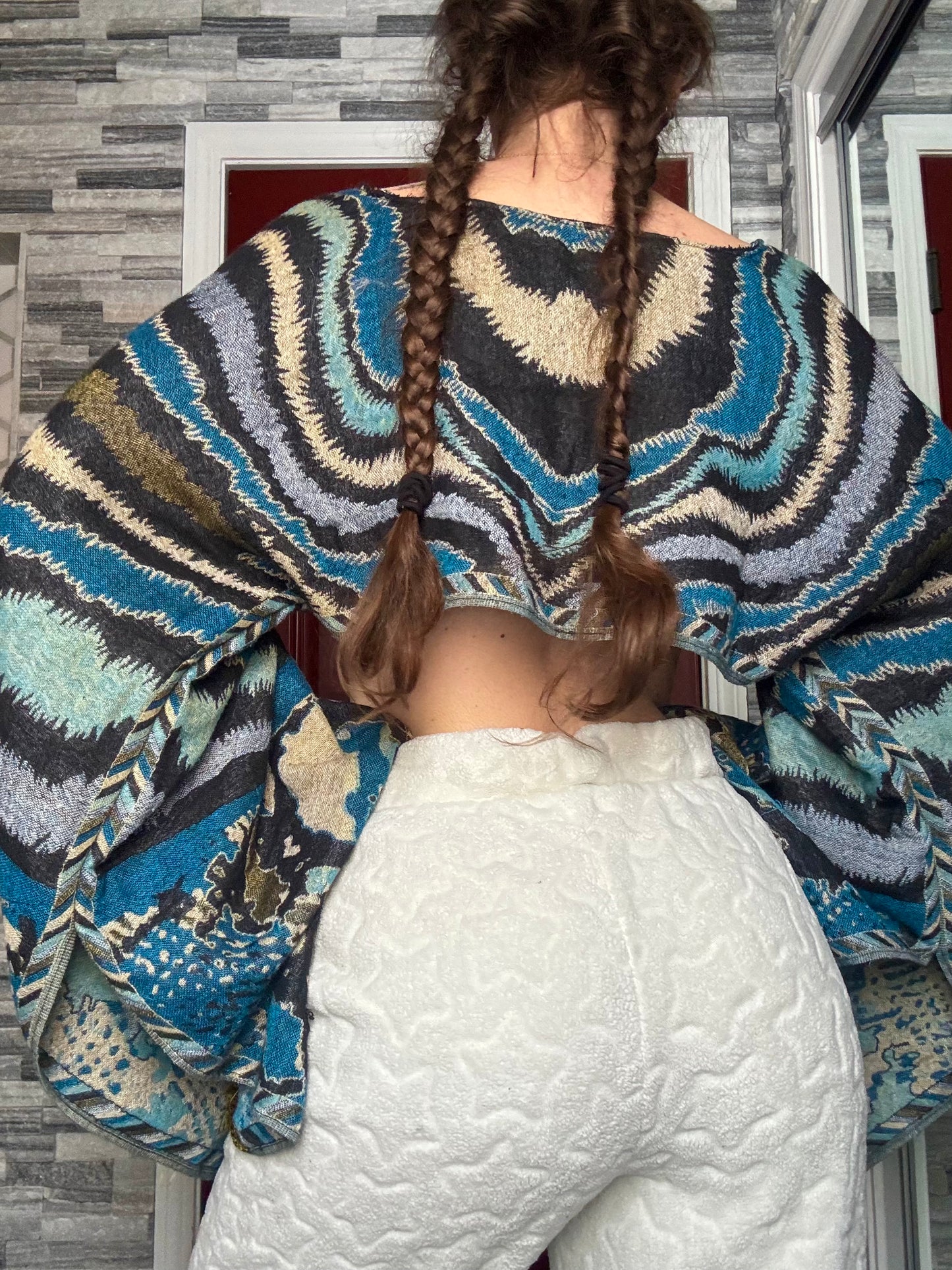 WAVY BABY REWORKED PASHMINA TOP