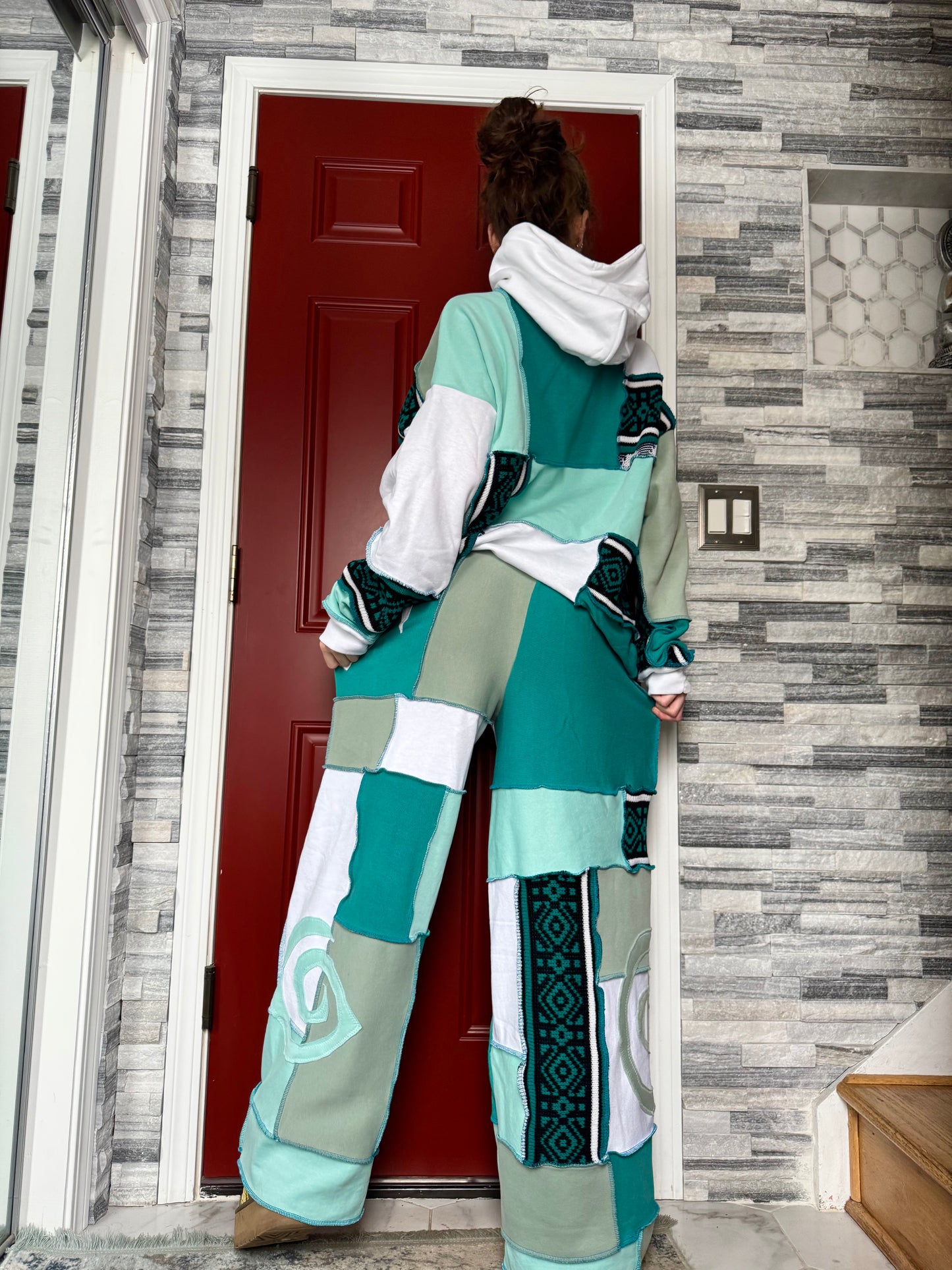 DREAMY UPCYCLED PATCHWORK PANTS