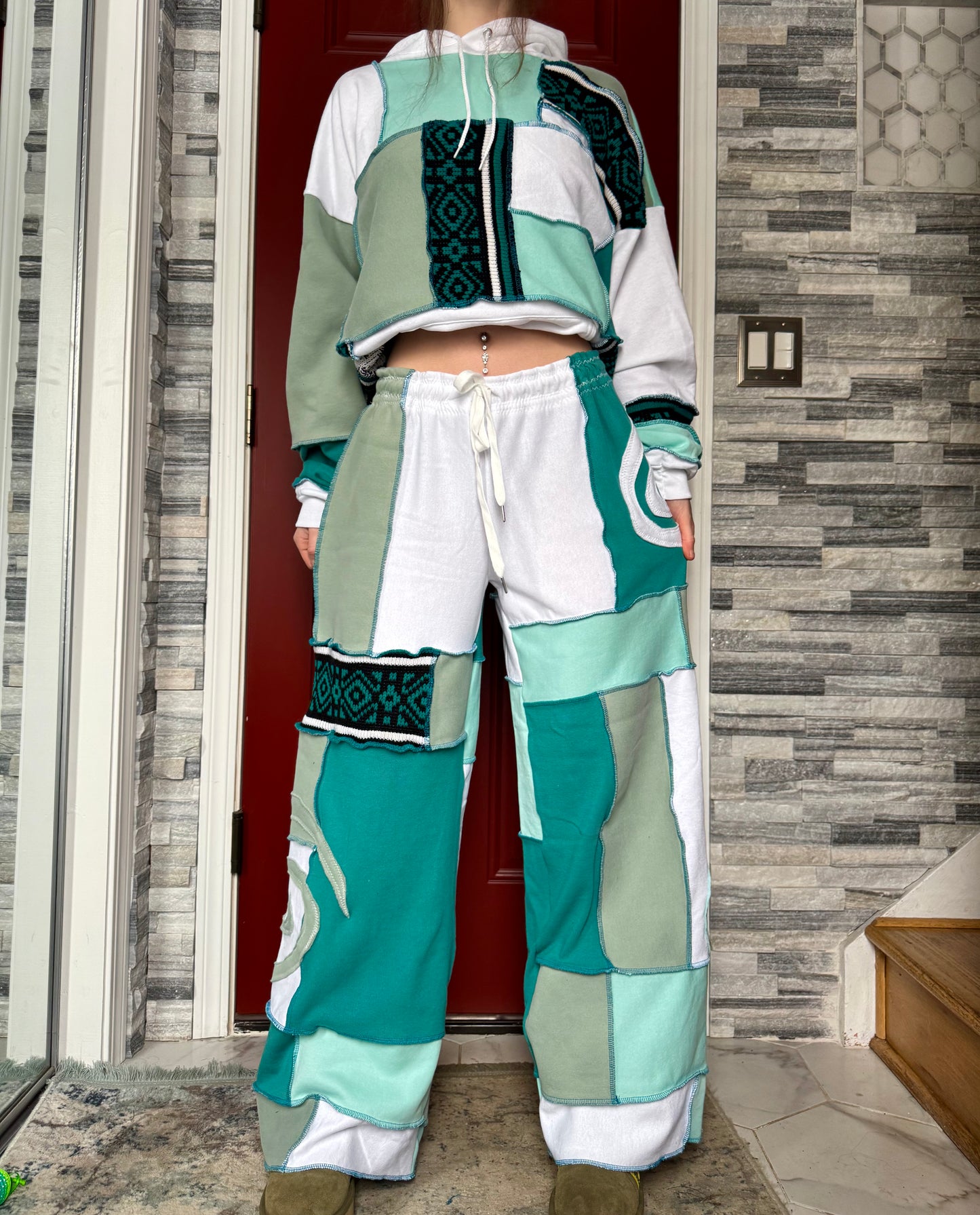DREAMY UPCYCLED PATCHWORK PANTS