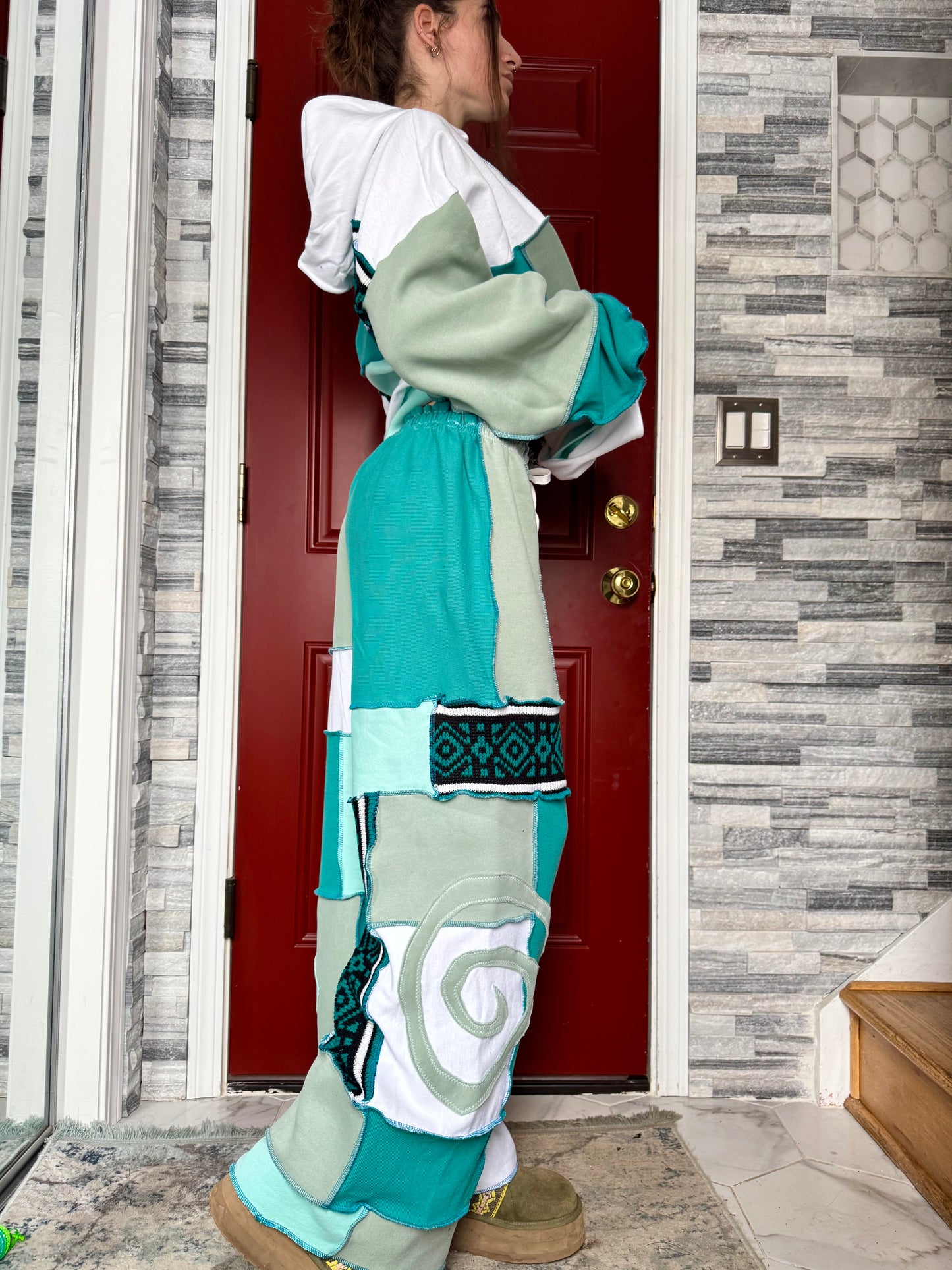 DREAMY UPCYCLED PATCHWORK PANTS