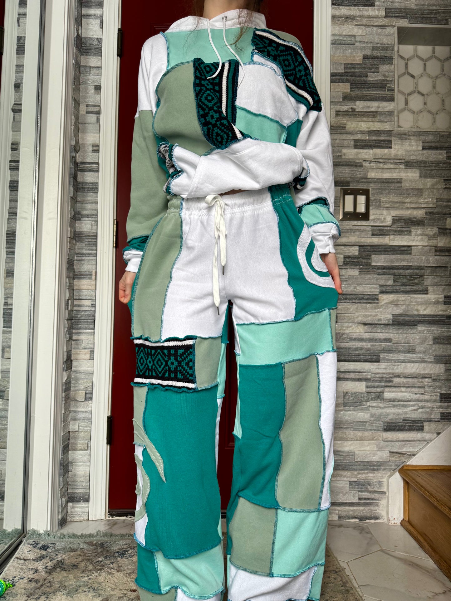 DREAMY UPCYCLED PATCHWORK PANTS